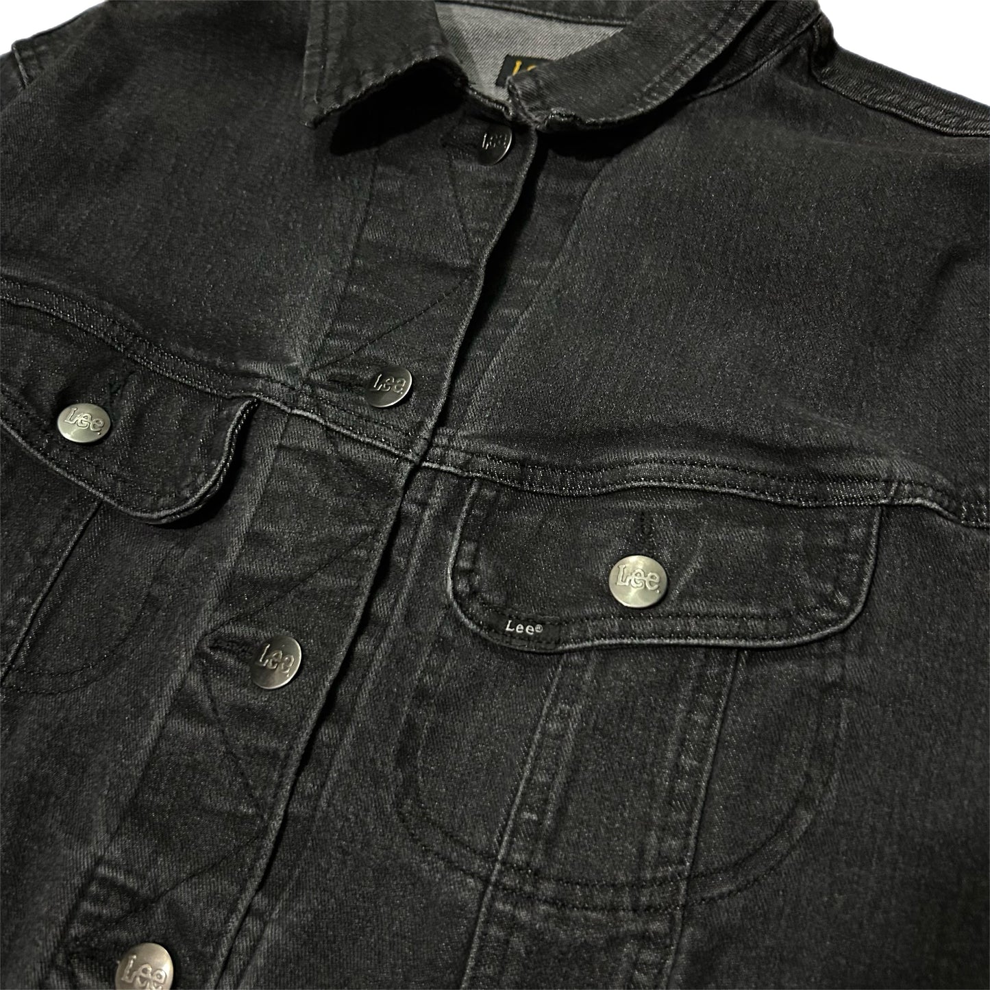 (XL) Lee Black Denim Jacket