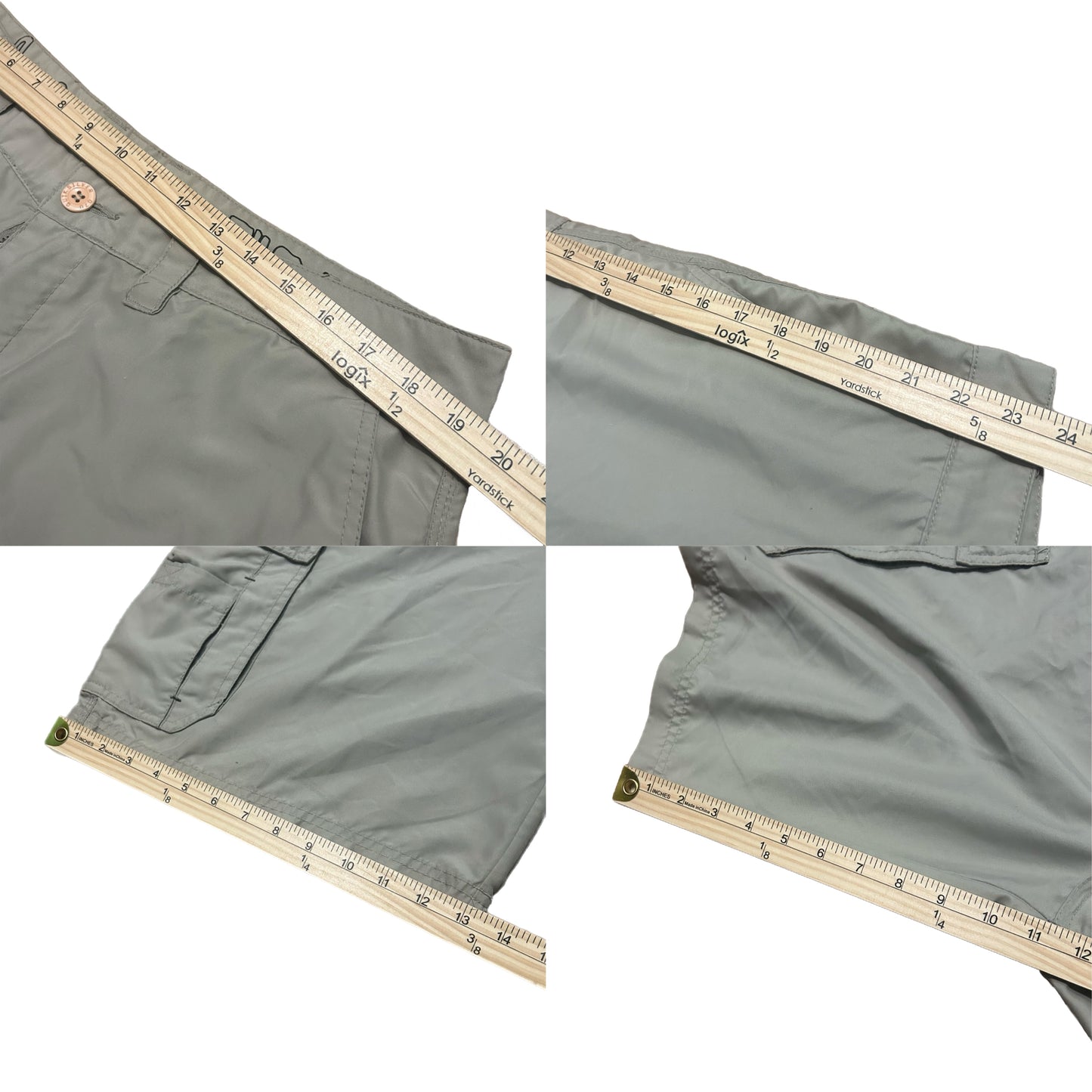 (38) Y2K Quicksilver Board Cargo Beige Shorts