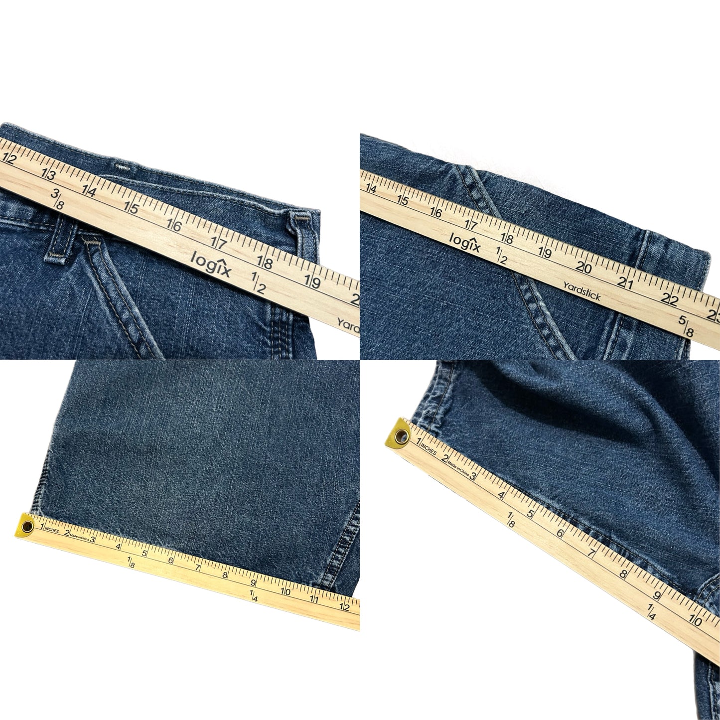 (36) Y2K Wrangler Jean Company Denim Shorts