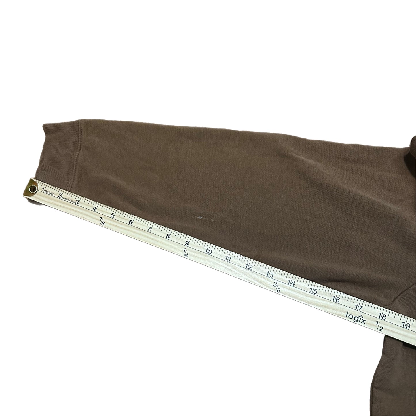 (L) Vintage GAP Brown Fleece Pullover Hoodie