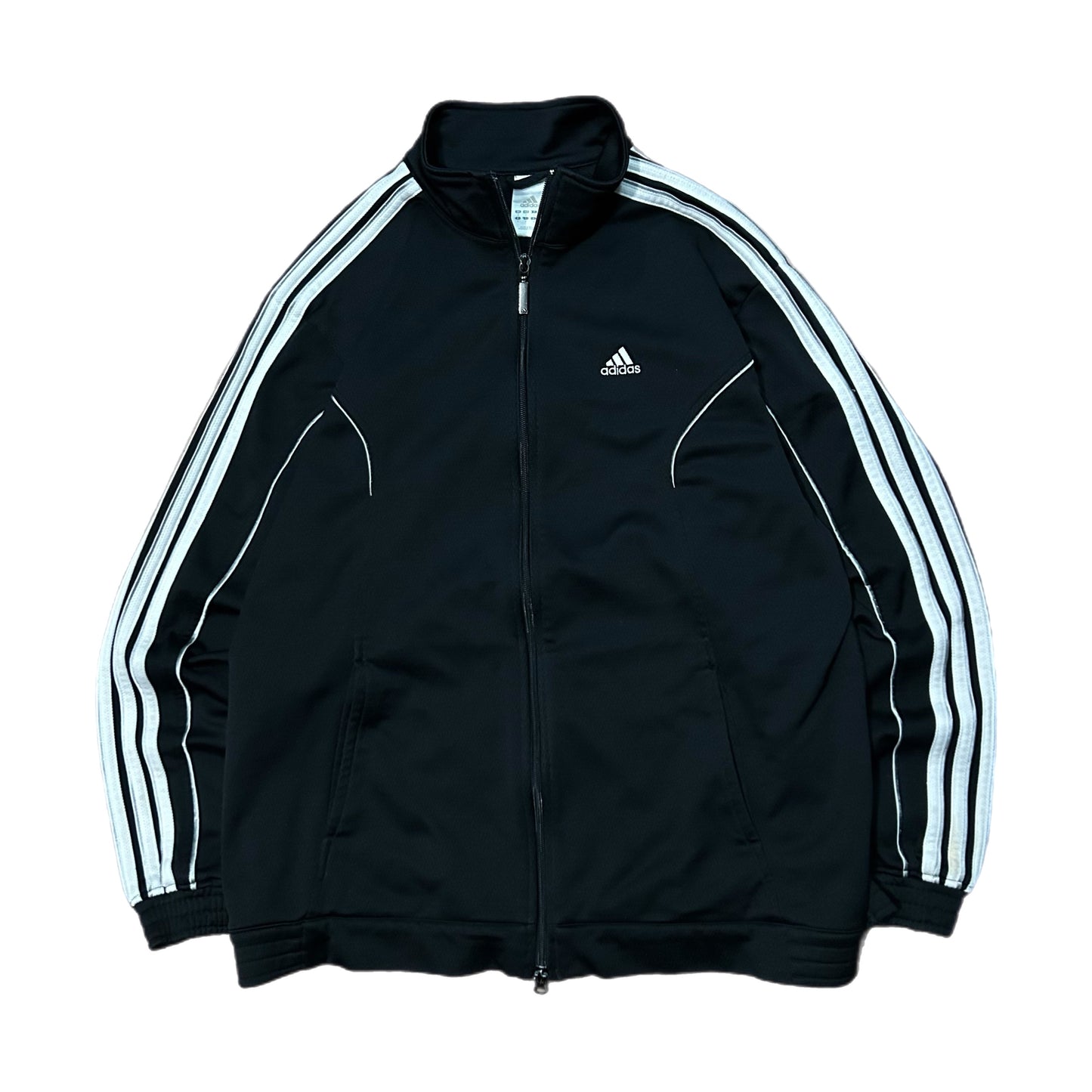 (S) Y2K Adidas Black Track Jacket