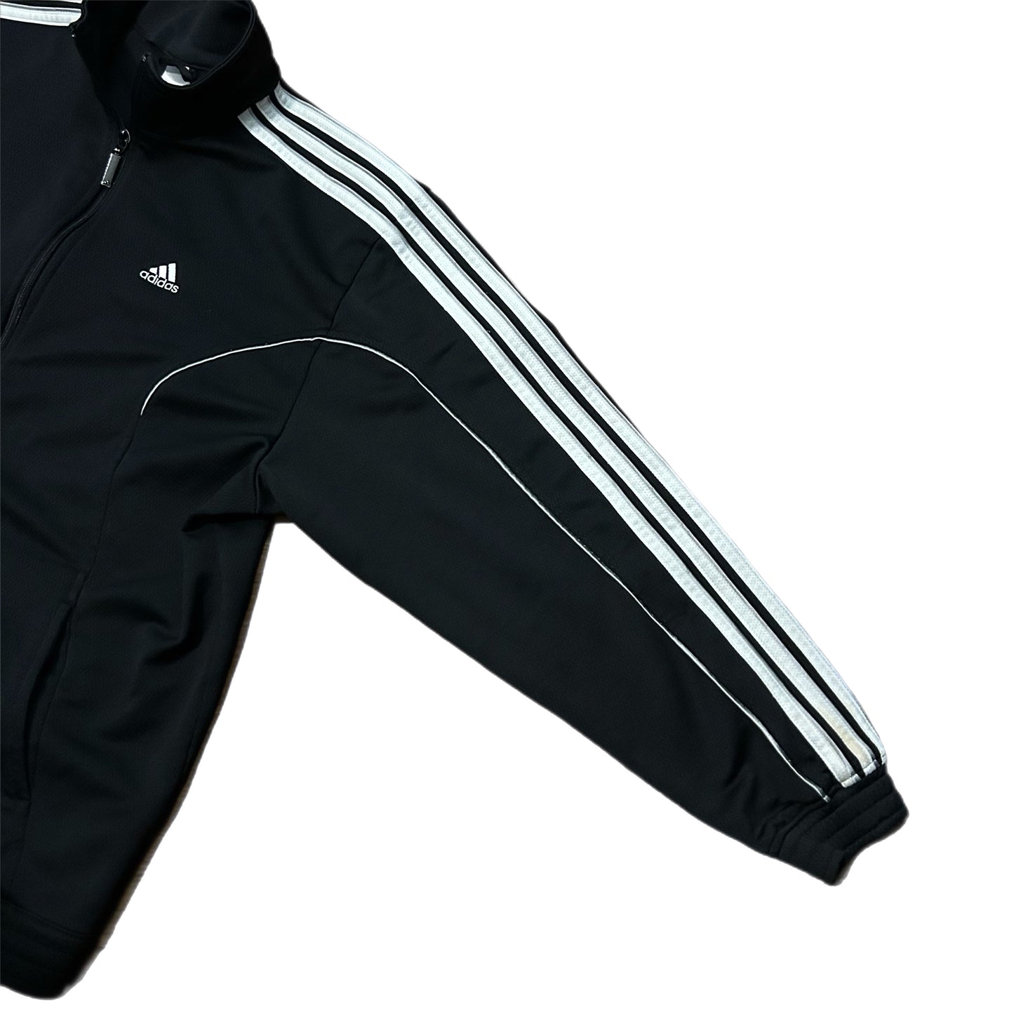 (S) Y2K Adidas Black Track Jacket