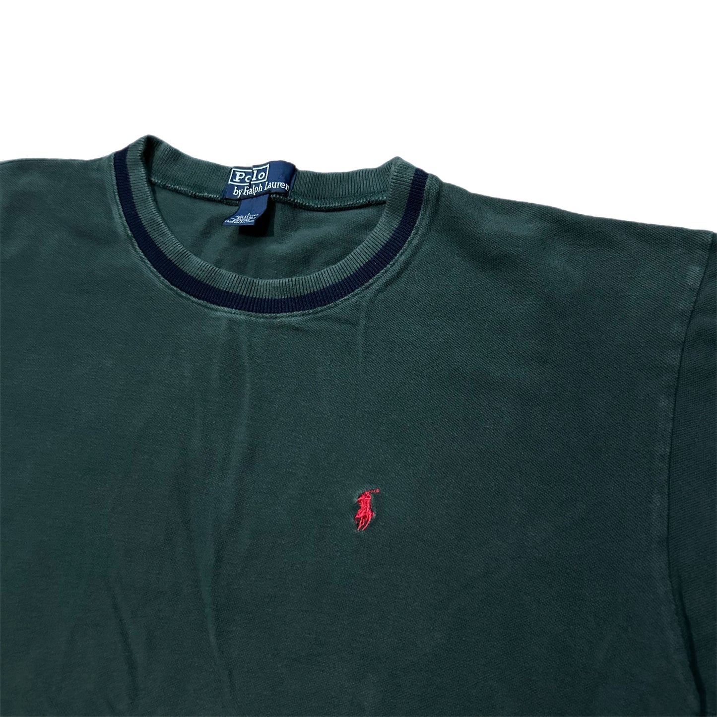 (L) Vintage Ralph Lauren Polo Green Shirt