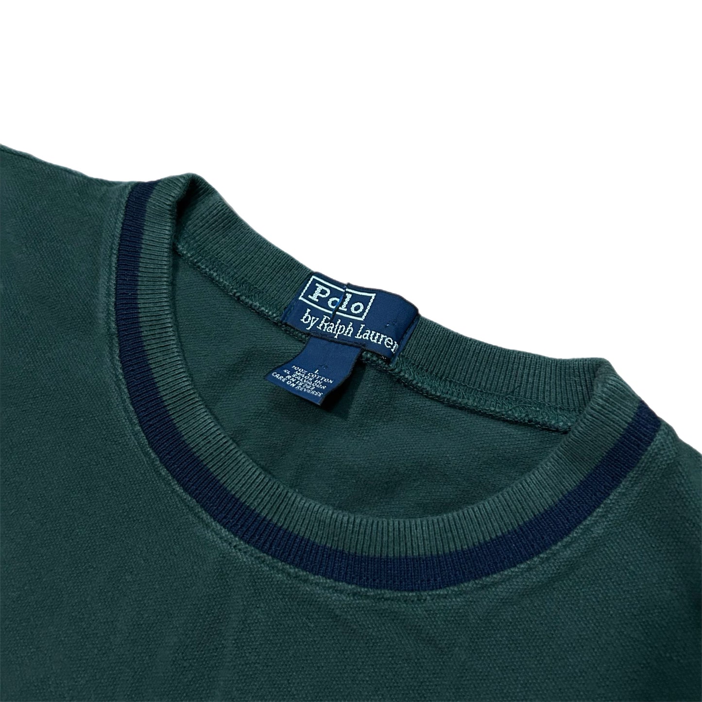 (L) Vintage Ralph Lauren Polo Green Shirt