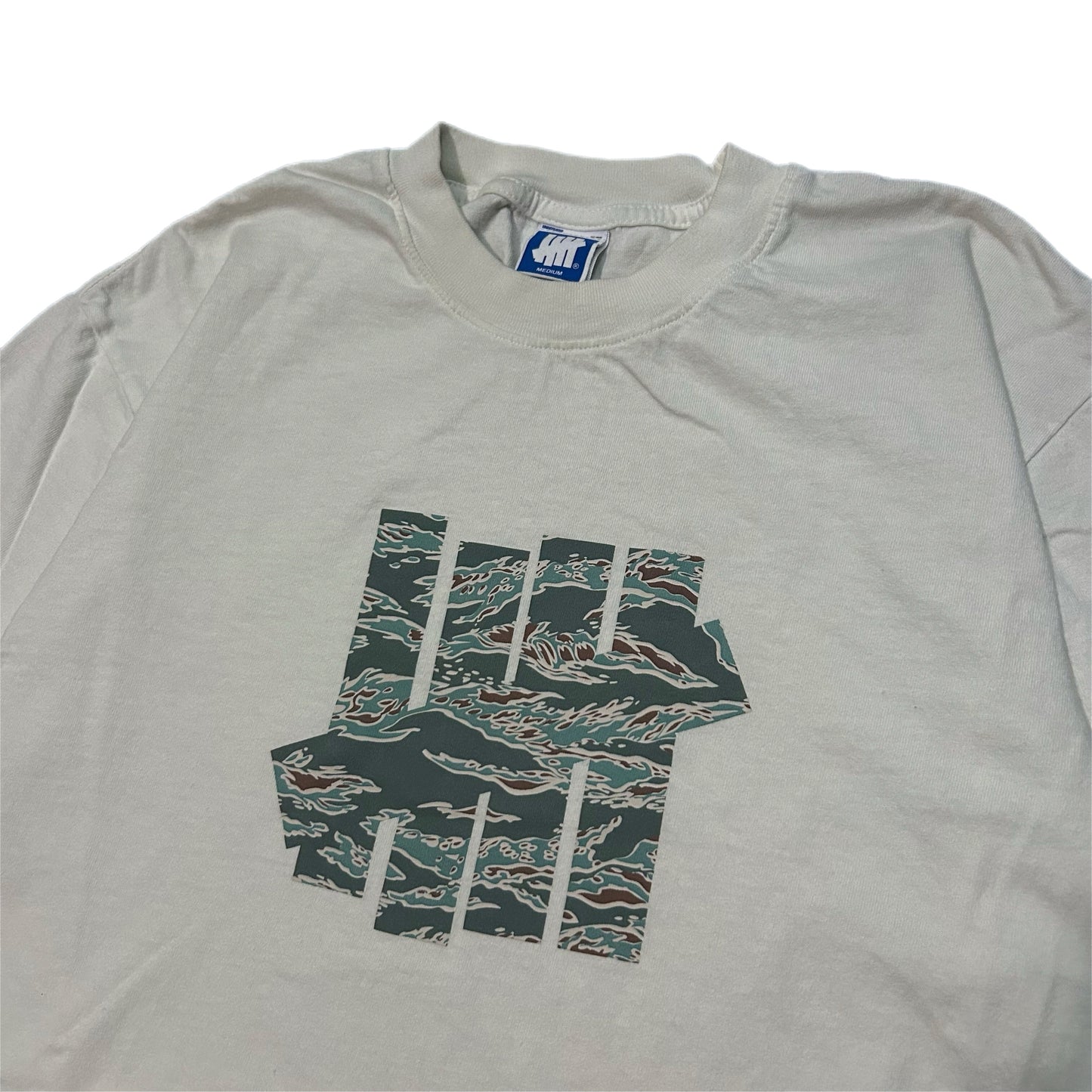 (M) UNDFTD Camo Logo White Shirt