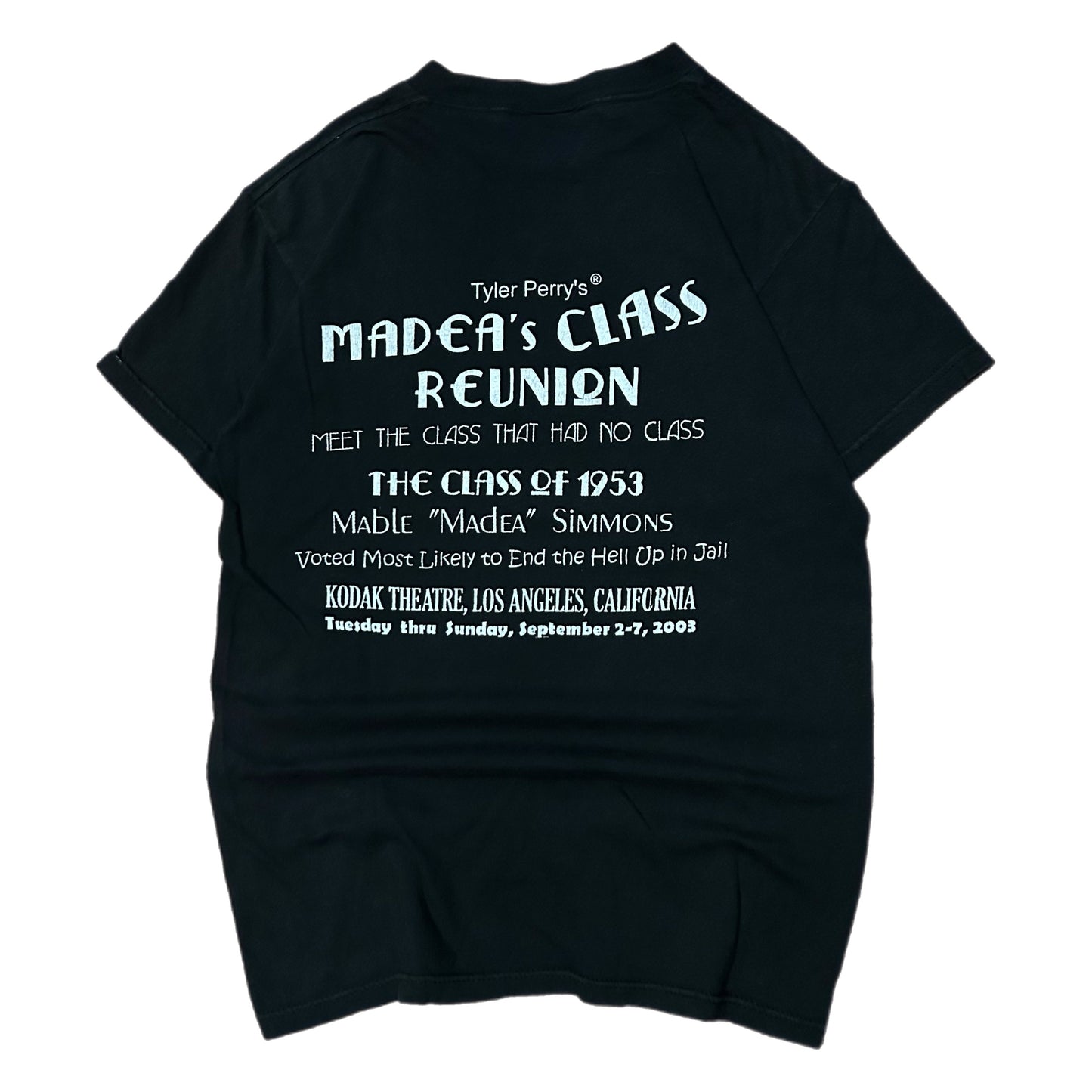 (S) Vintage Tyler Perry's Madea's Class Reunion Black Shirt