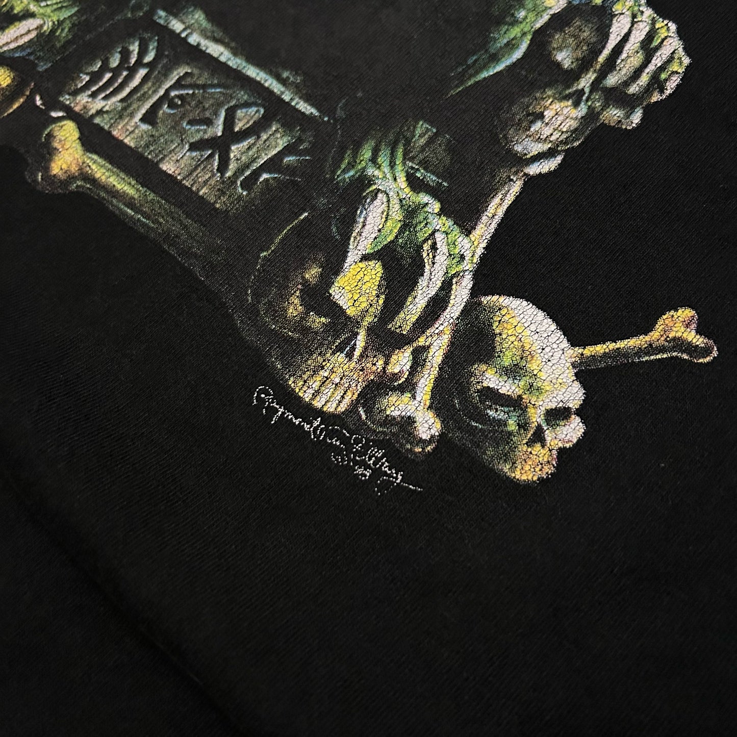 (M) Vintage Cthulhu Offworld Black Shirt