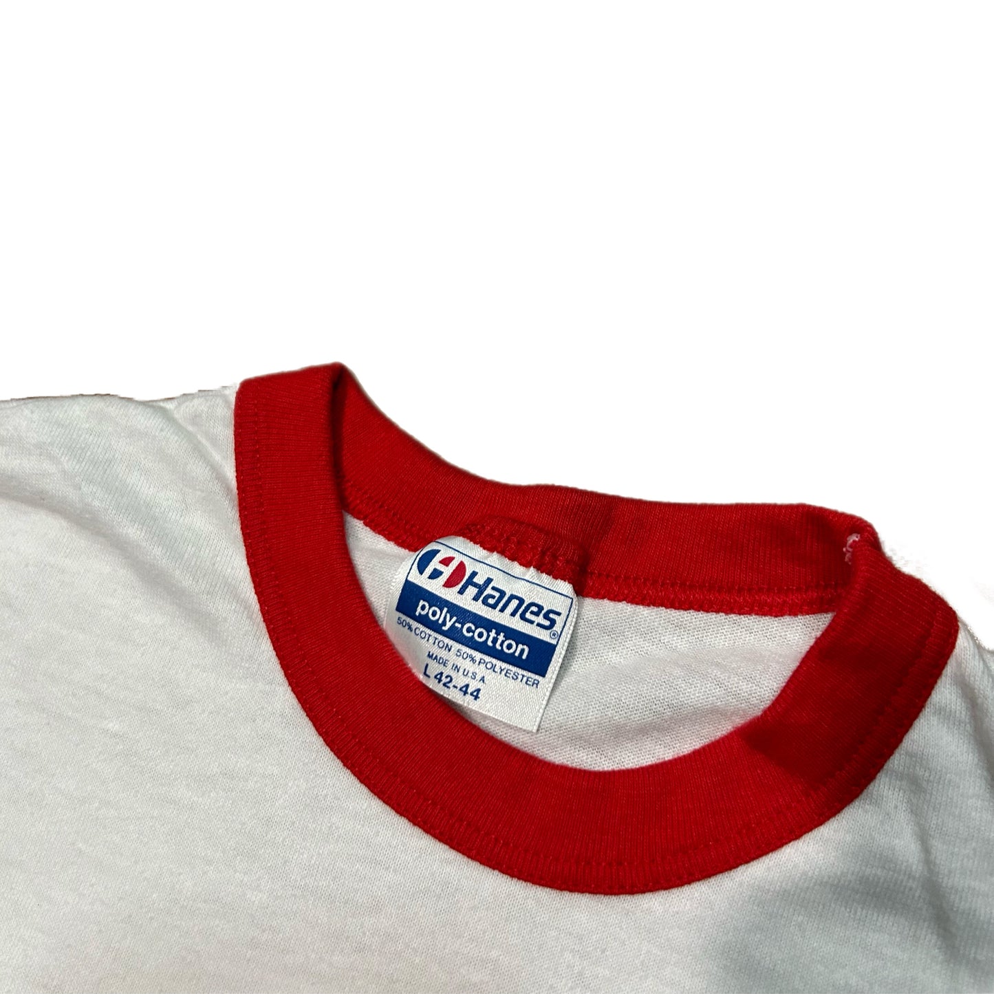 (L) 90s Womens "Free Ride" White Shirt