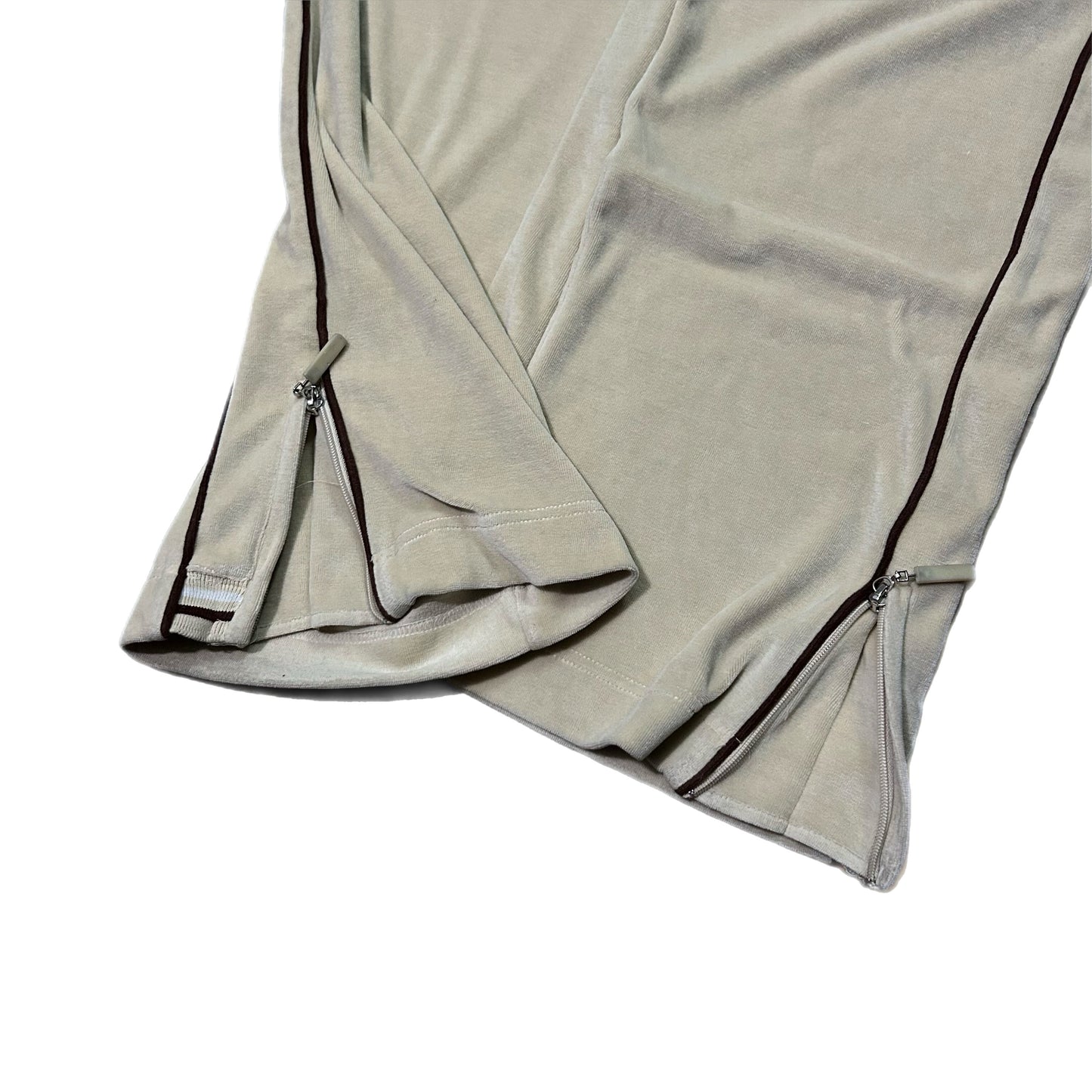 (M) Baby Phat Jeans Company Velour Tan Sweatpants