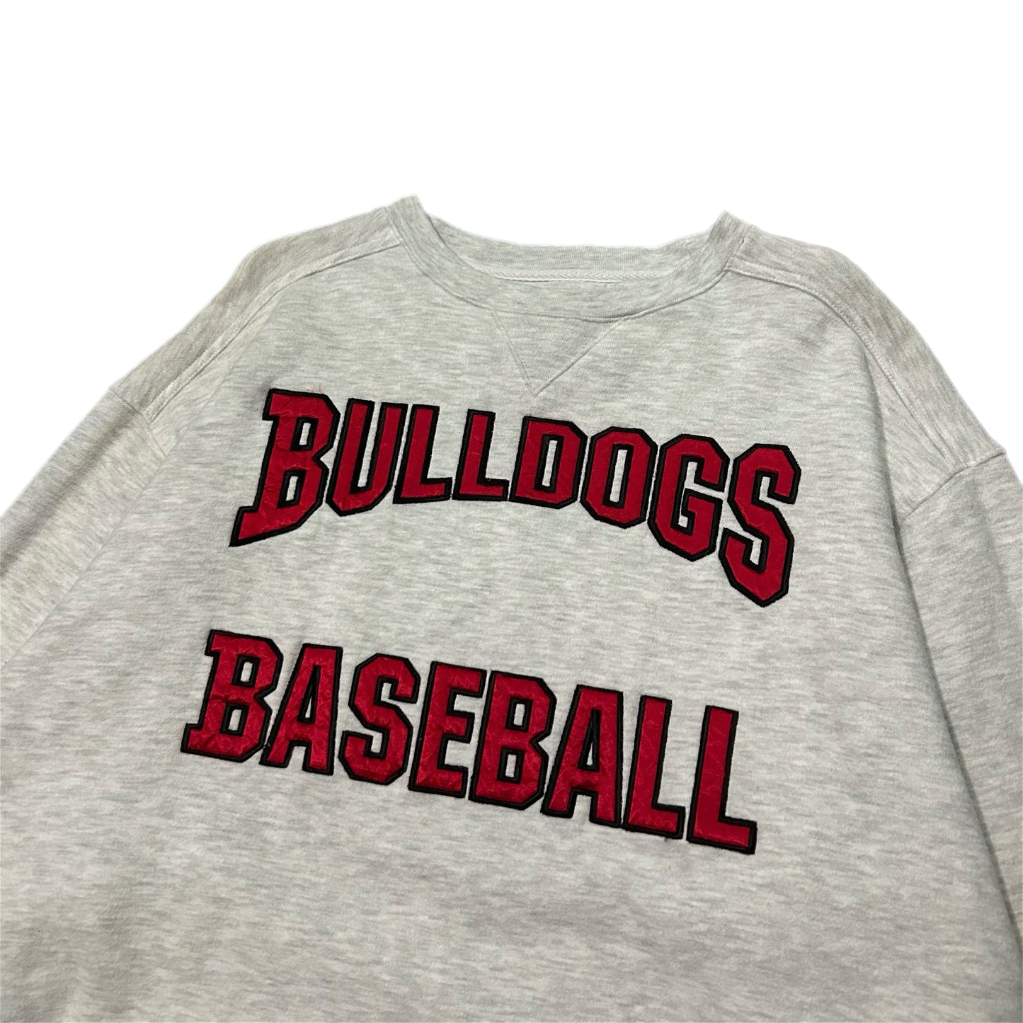 (XL) Lee Sports Bulldogs Baseball Crewneck