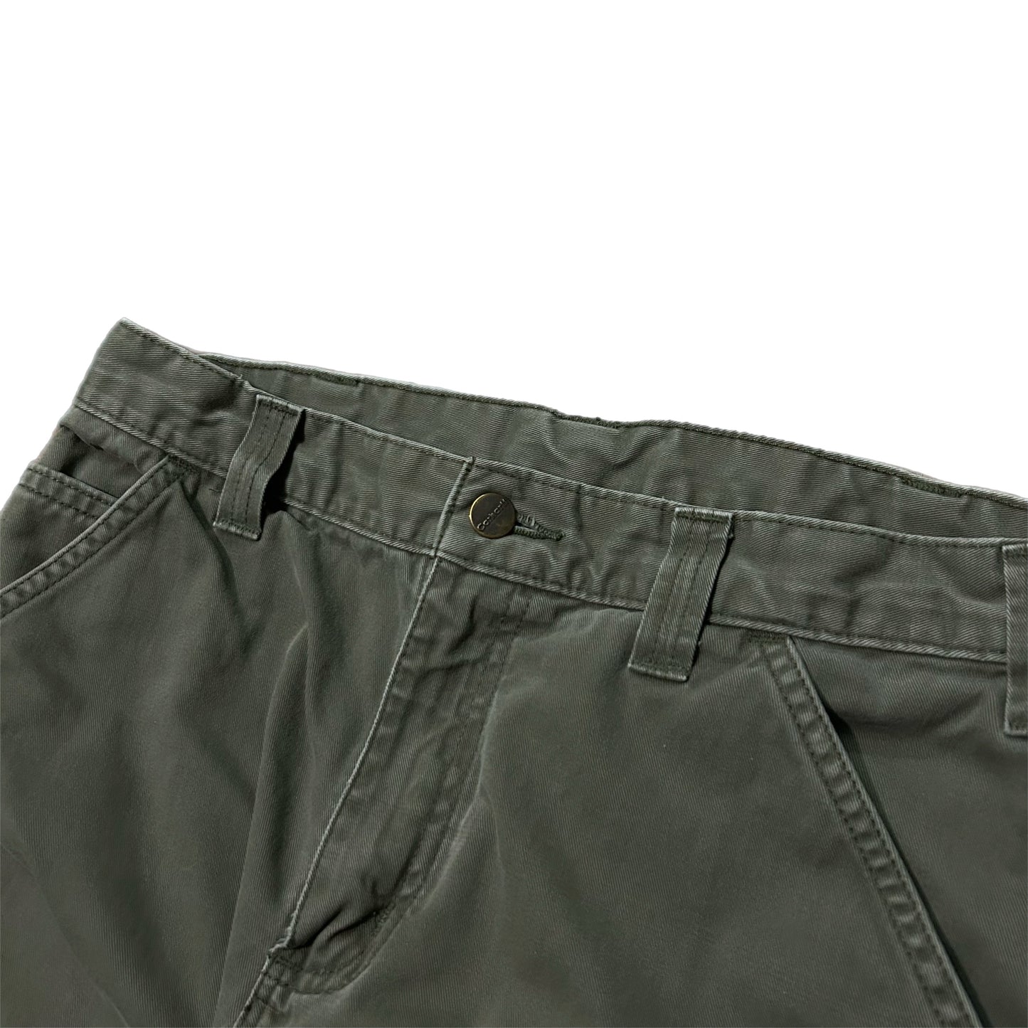 (32) Carhartt Olive Carpenter Pants