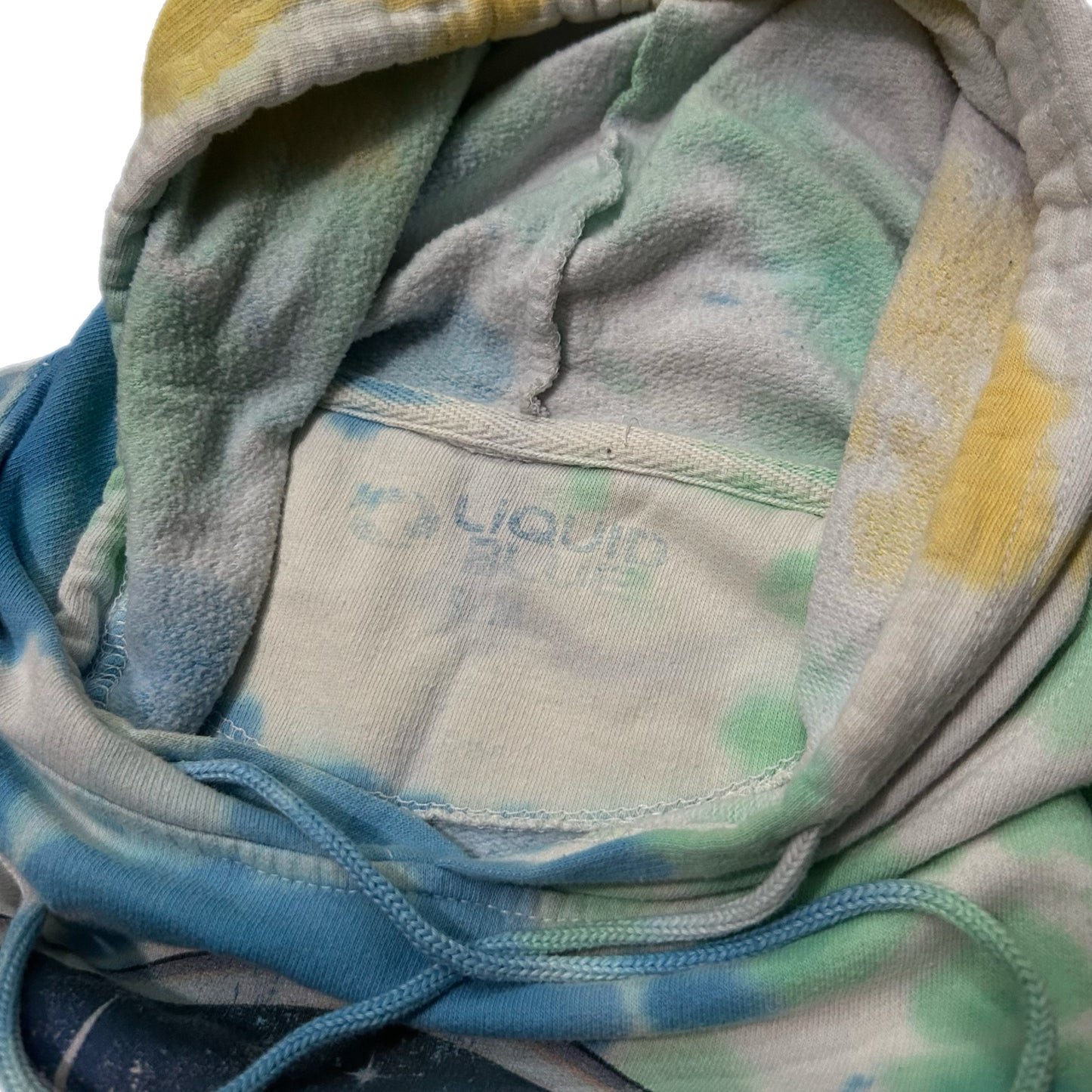 (M) Liquid Blue Grateful Dead Tie Dye Hoodie