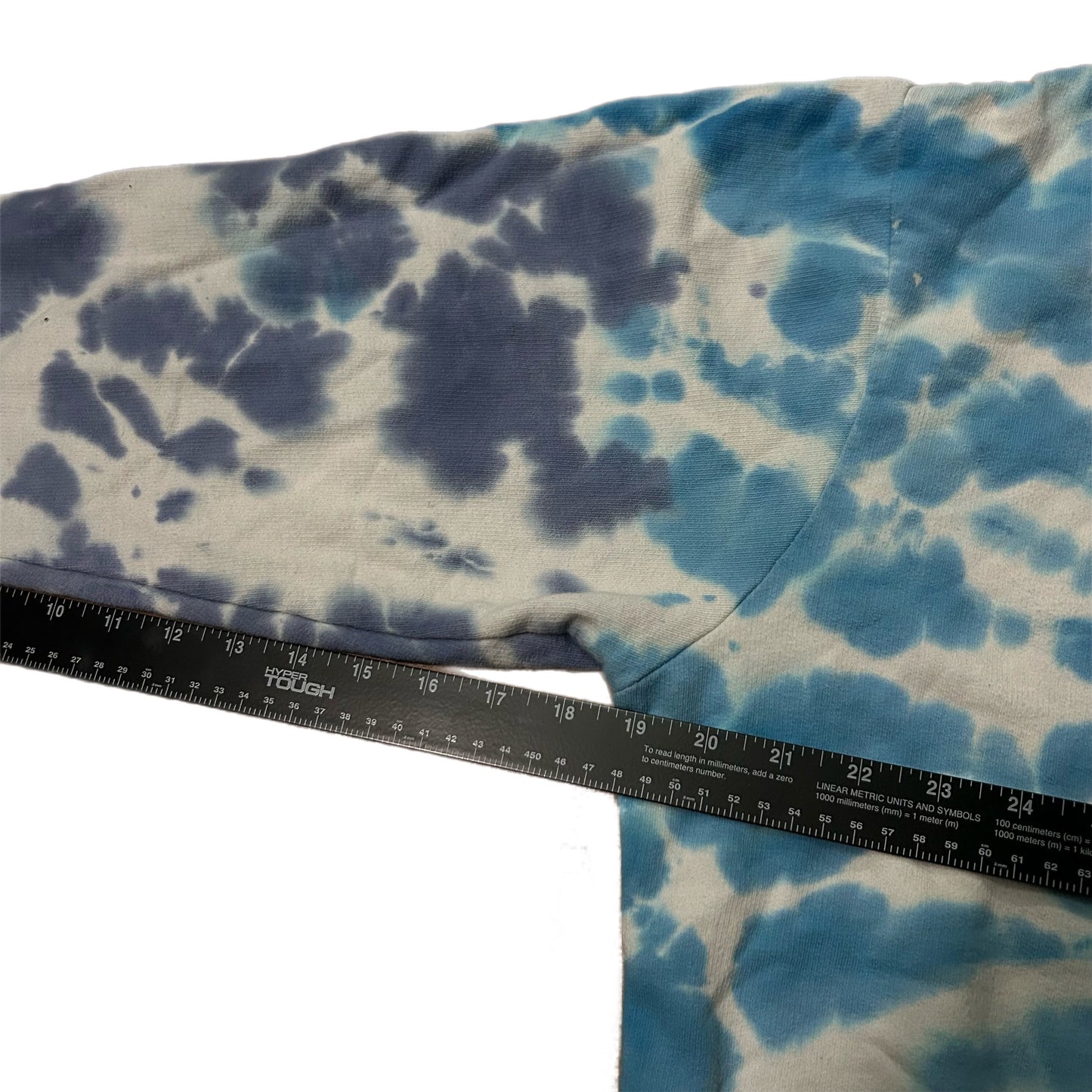 (M) Liquid Blue Grateful Dead Tie Dye Hoodie