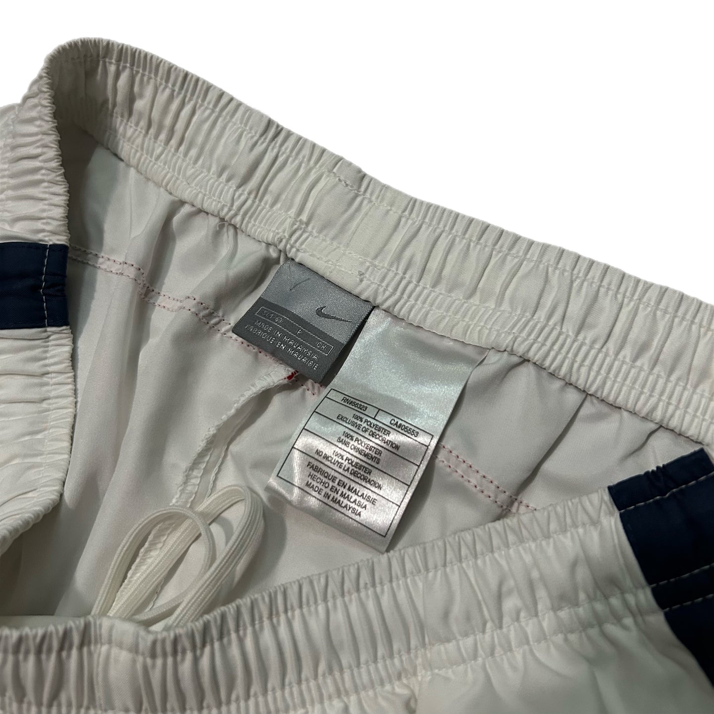 (S) Y2K Nike Windbreaker White Track Pants