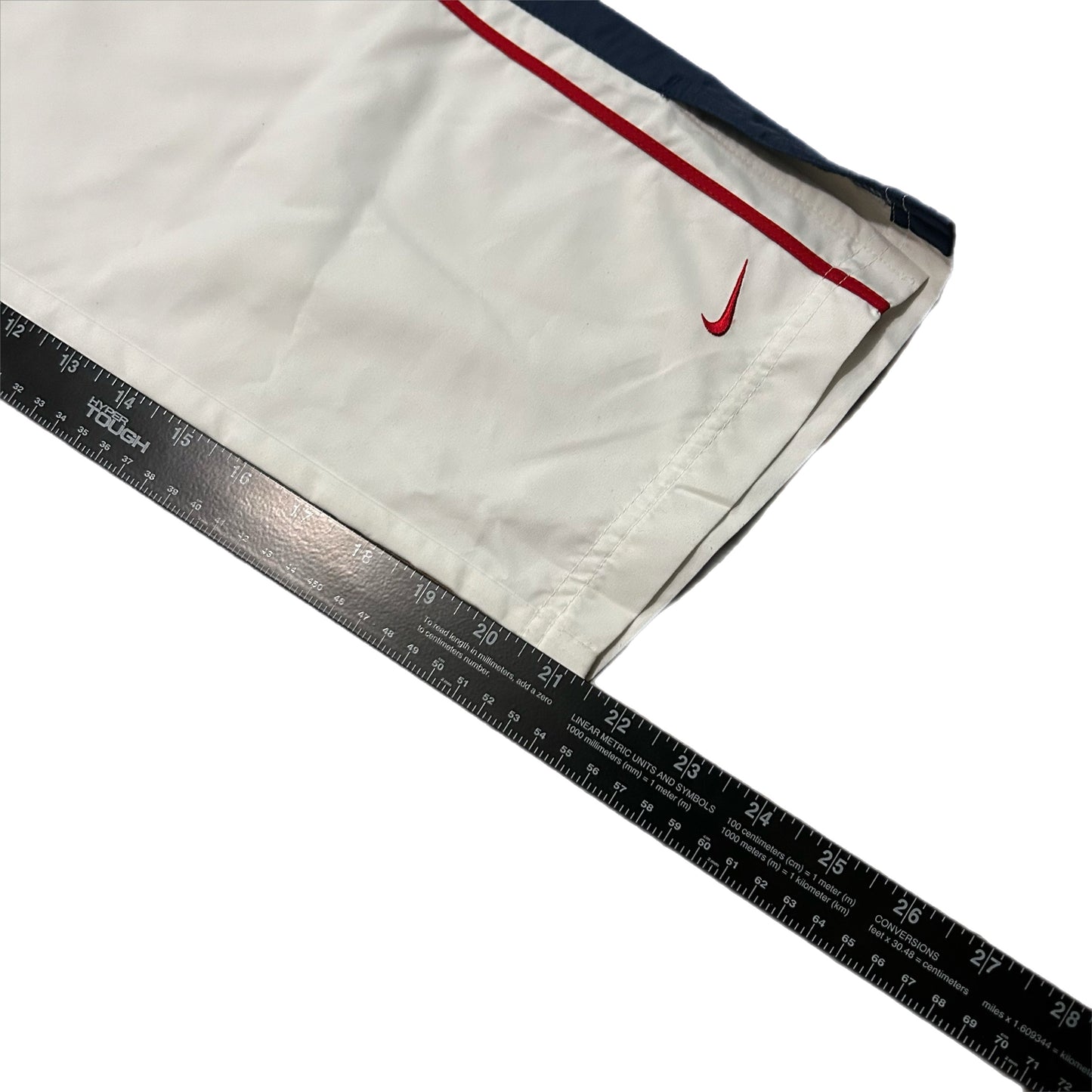 (S) Y2K Nike Windbreaker White Track Pants