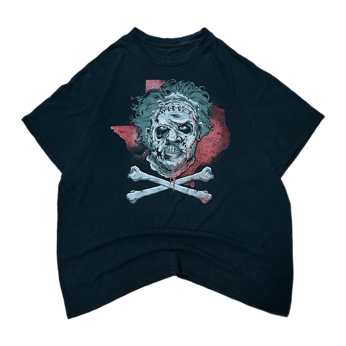 (XL) Y2K Texas Chainsaw Massacre Black Shirt