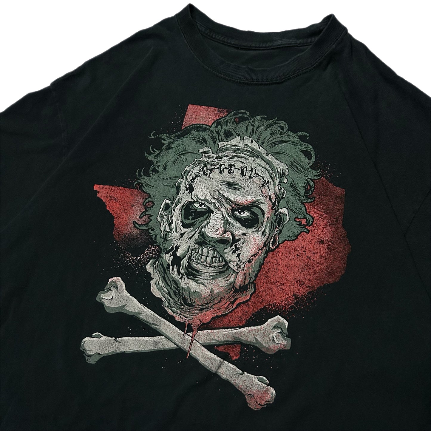 (XL) Y2K Texas Chainsaw Massacre Black Shirt