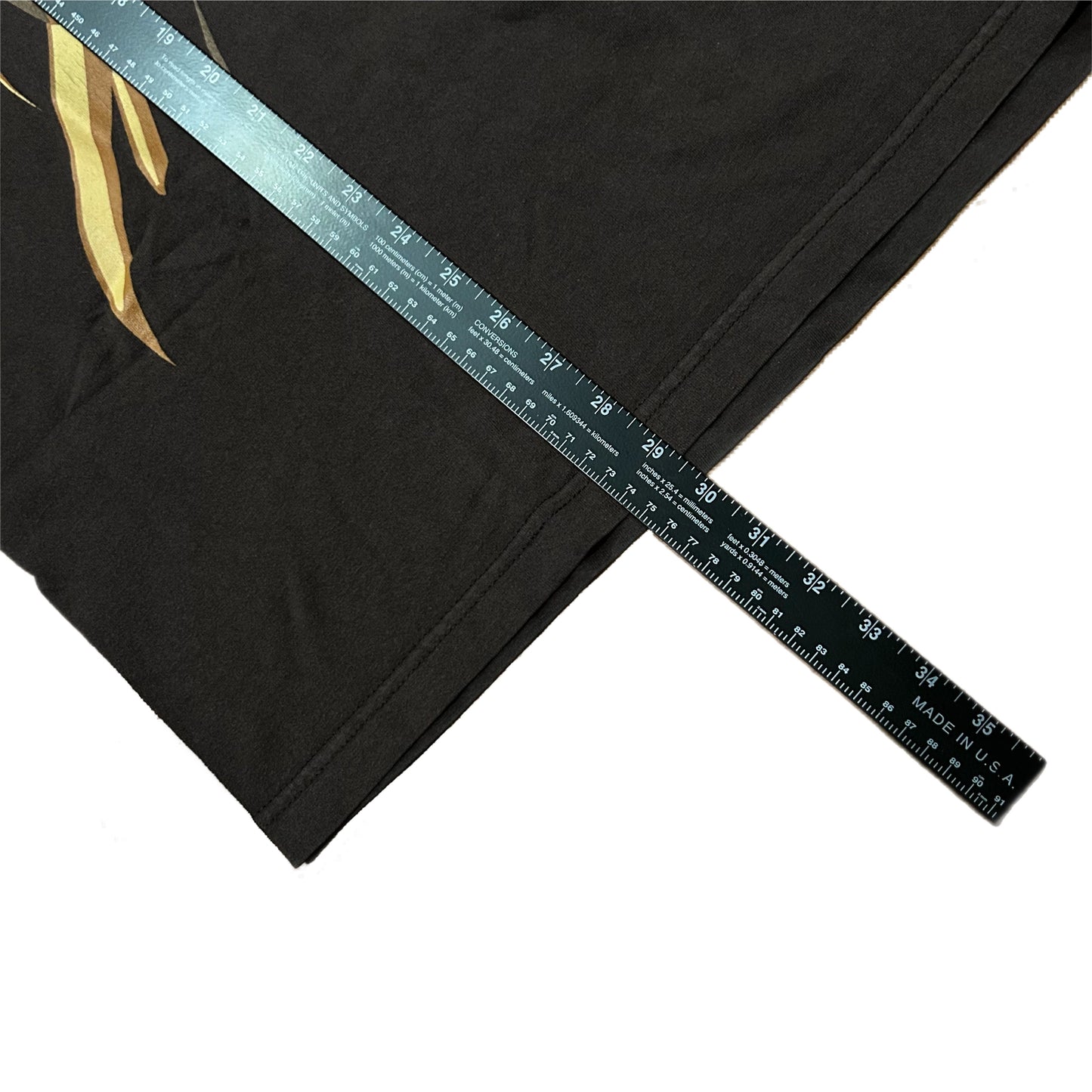 (L) Y2K Bruce Lee Movie Promo Brown Shirt