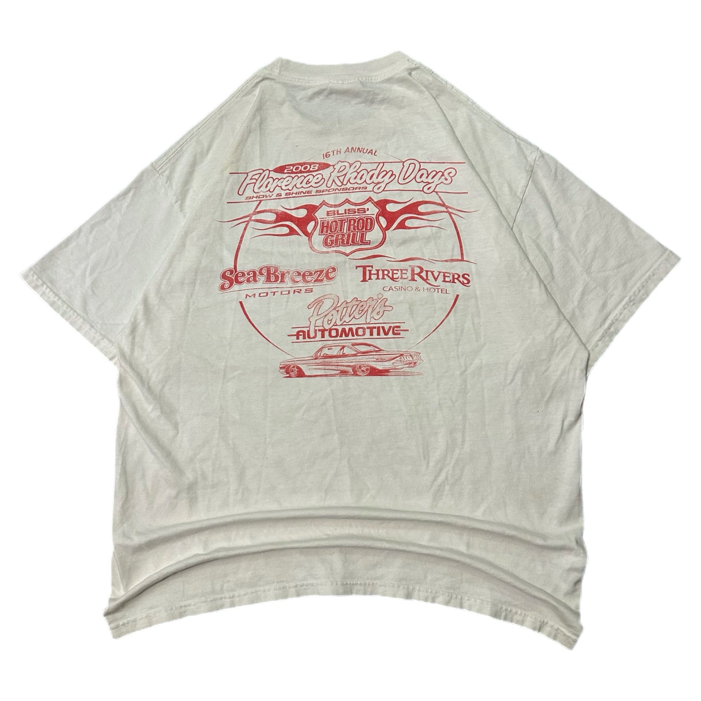 (L) 2008 Rhody Days Carshow White Shirt