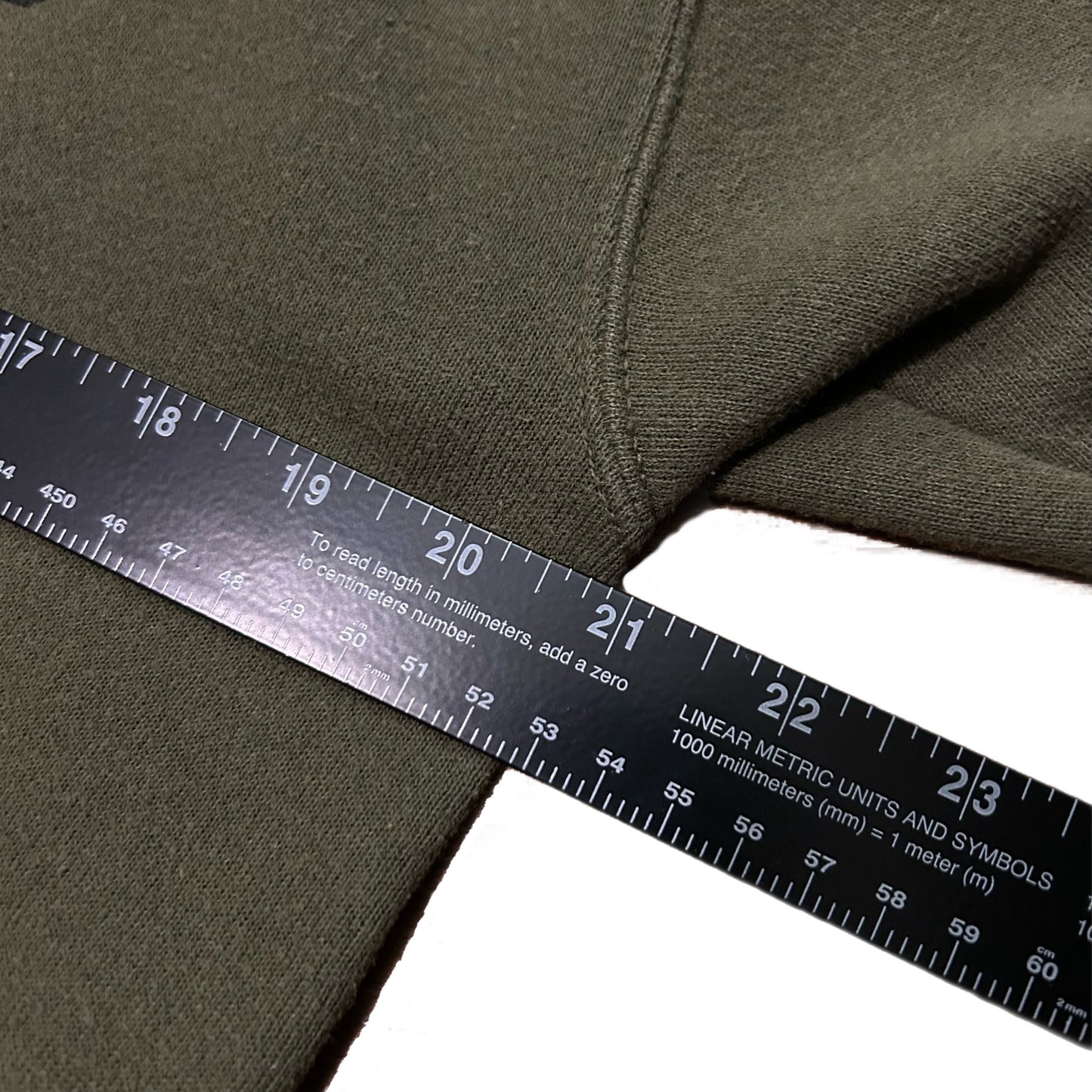 (S) Vintage USMC Marines Olive Green Crewneck