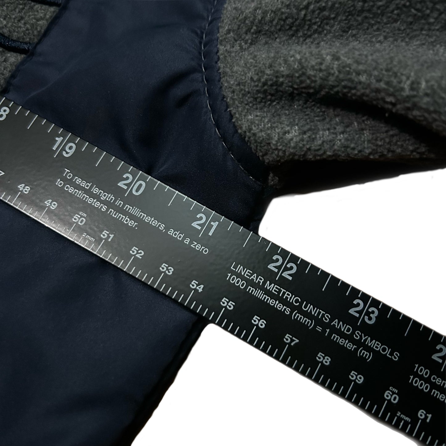 (M) Ecko Unltd Navy Fleece Zip-Up