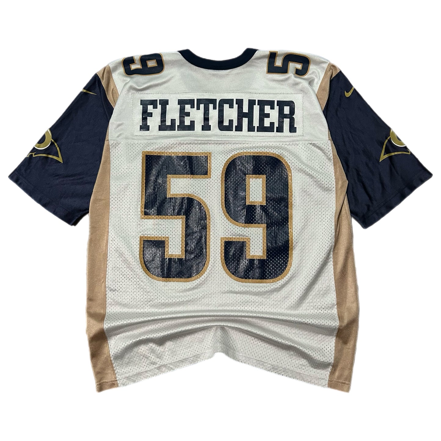(L) Y2K Nike Team St. Louis Rams London Fletcher #59 Jersey