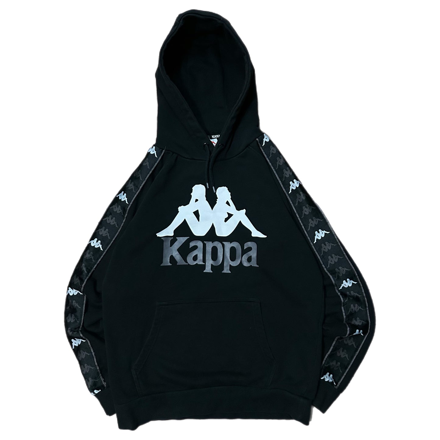 (M) Kappa 222 Banda Hurtado Black Hoodie