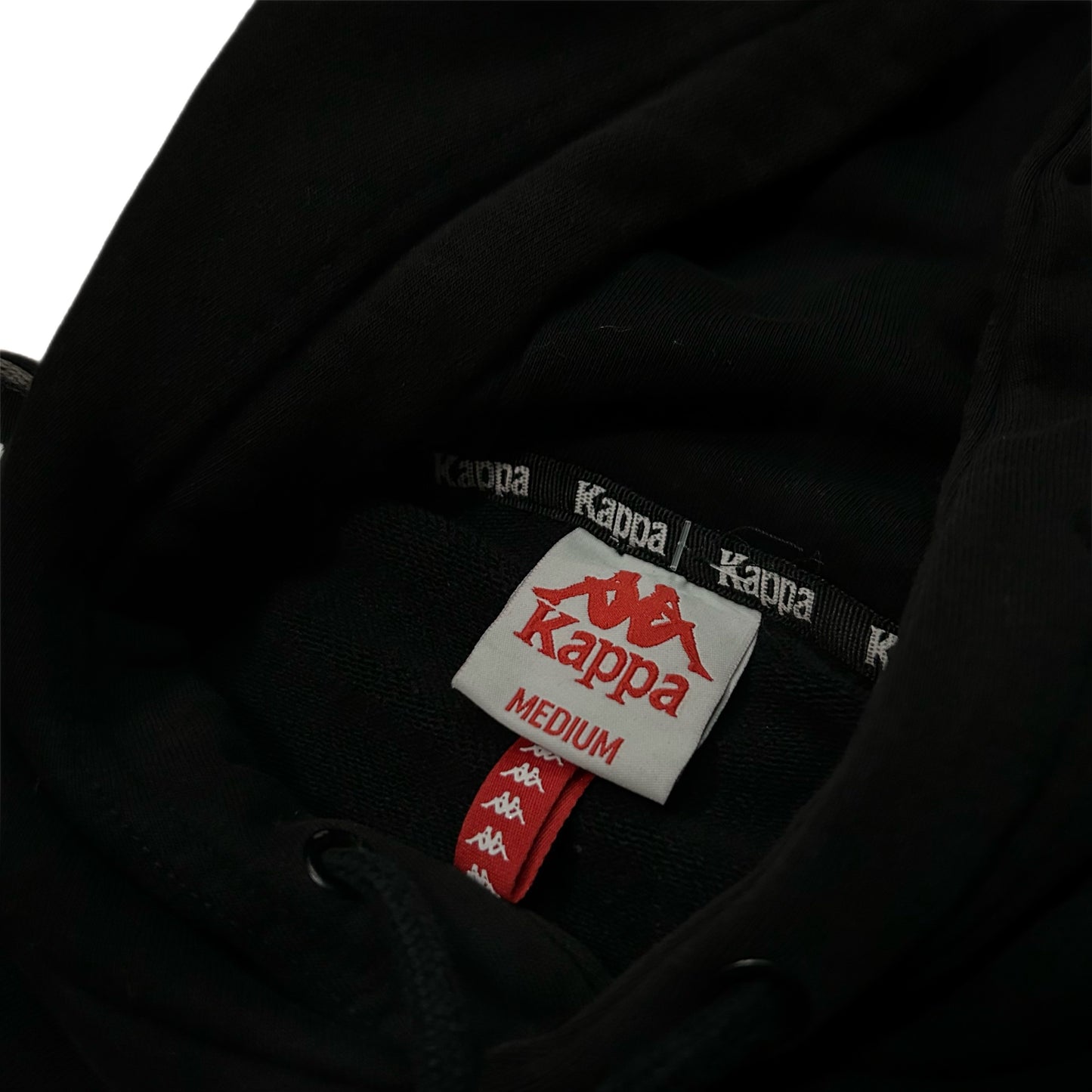 (M) Kappa 222 Banda Hurtado Black Hoodie