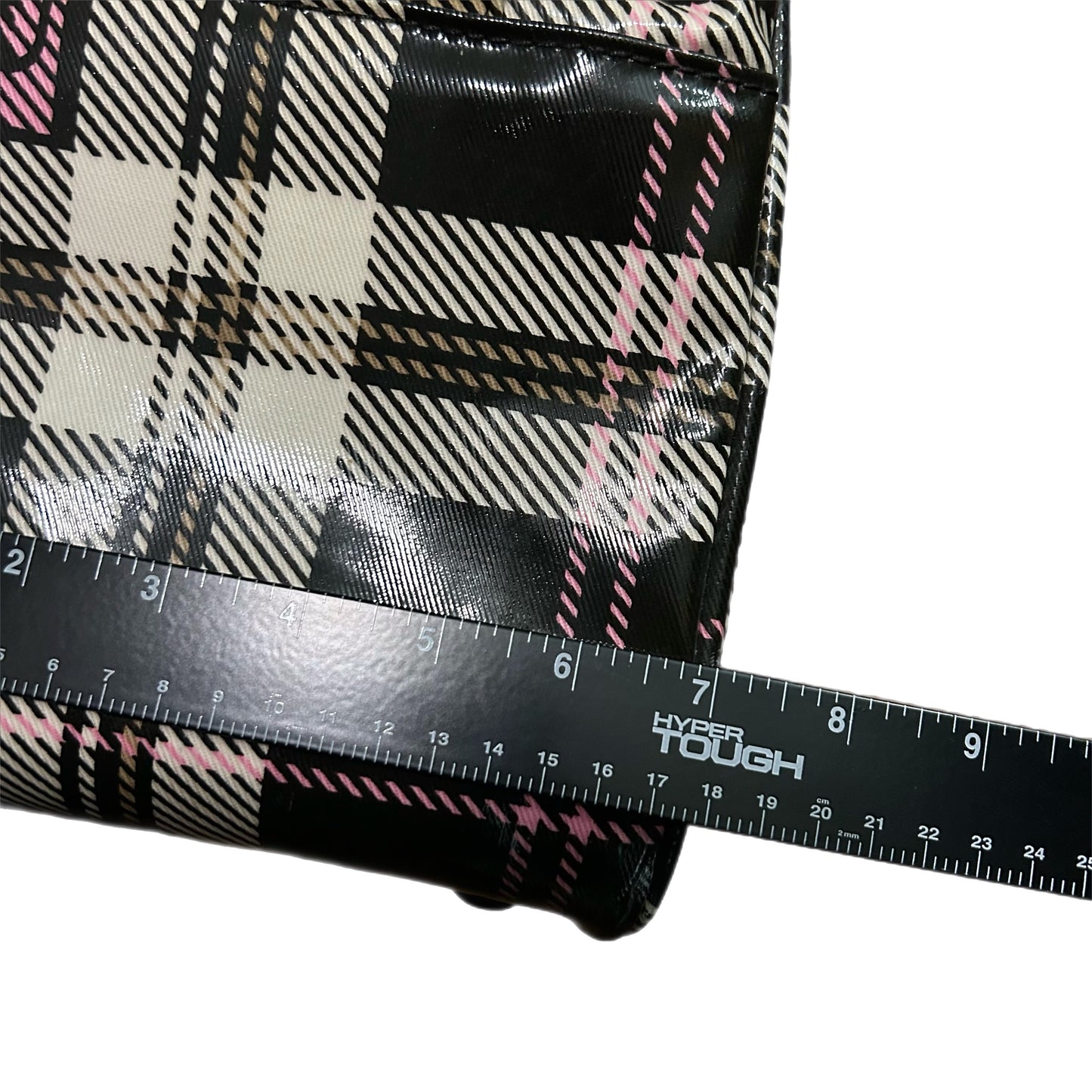 (OS) Y2K Roxy Pink Plaid Travel Bag