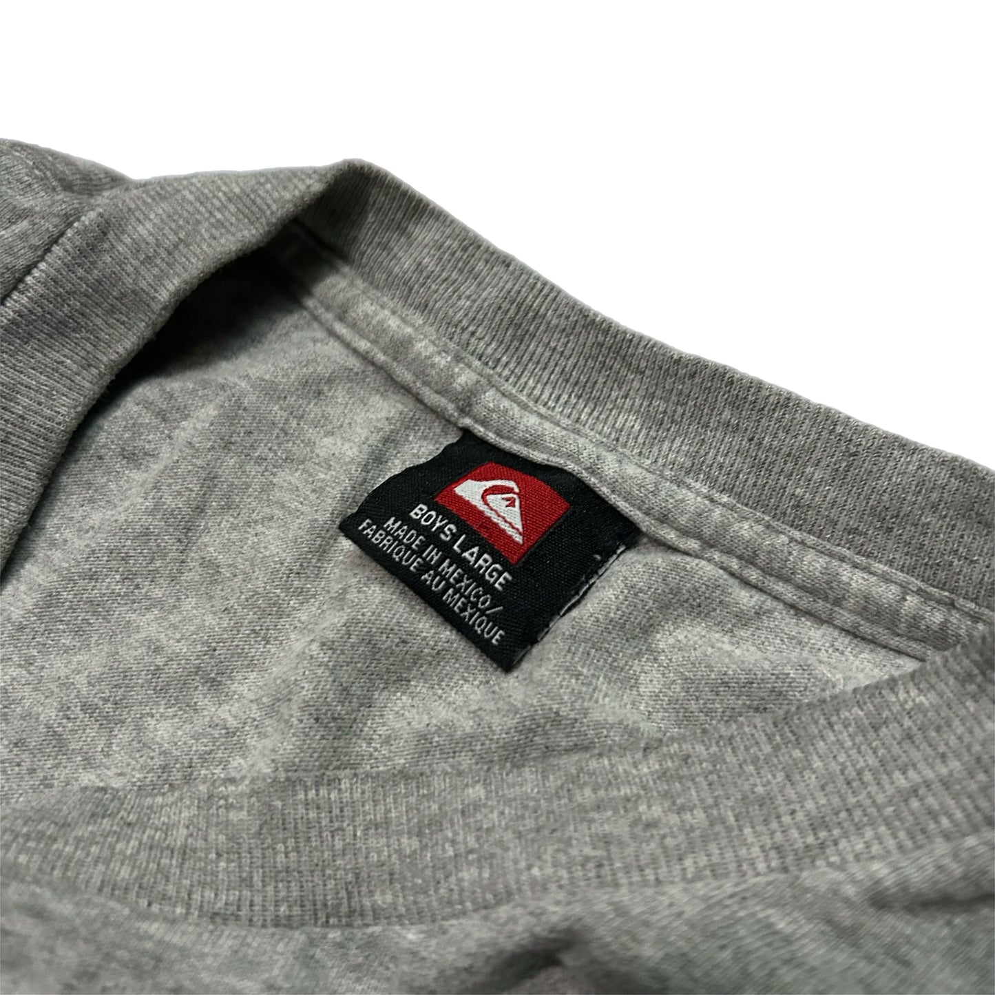 (Youth L) Y2K Quicksilver Graphic Grey Shirt
