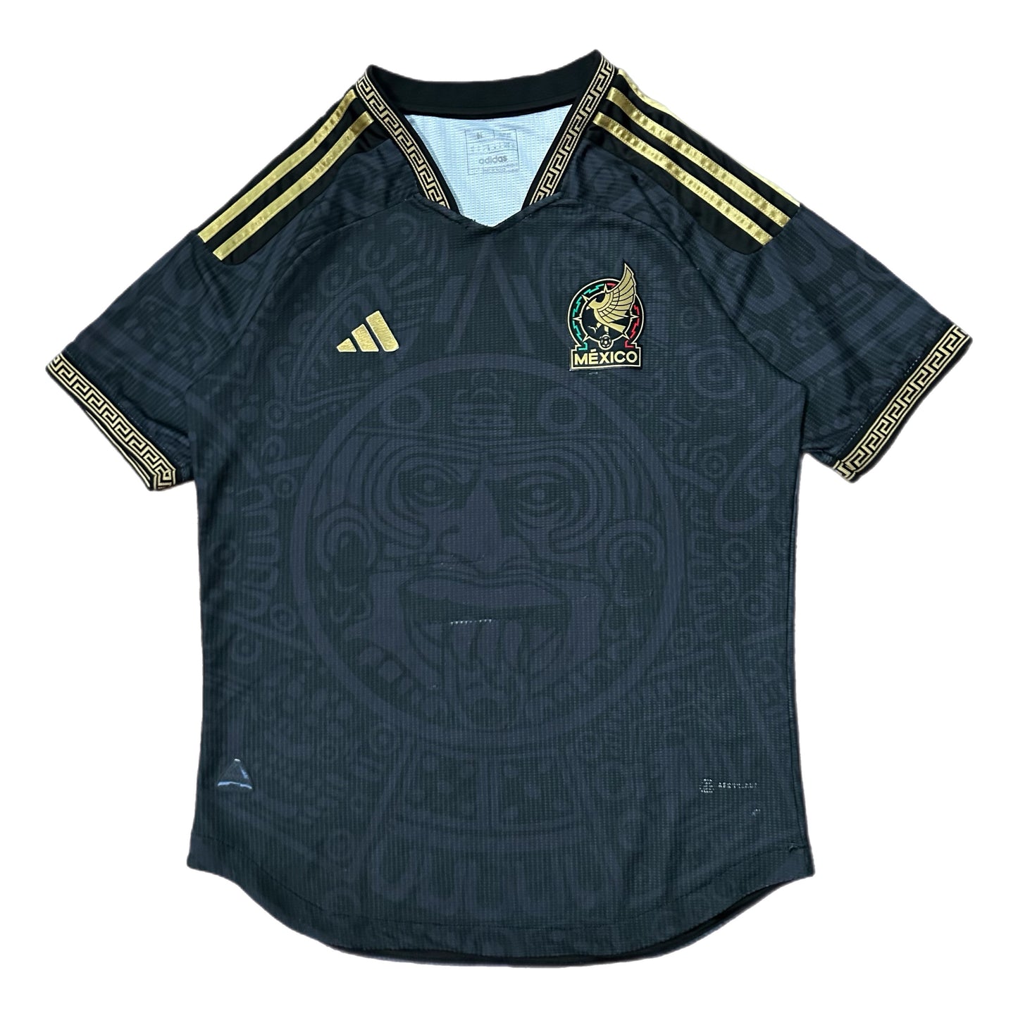 (M) Adidas Mexico Aztec Black Soccer Jersey