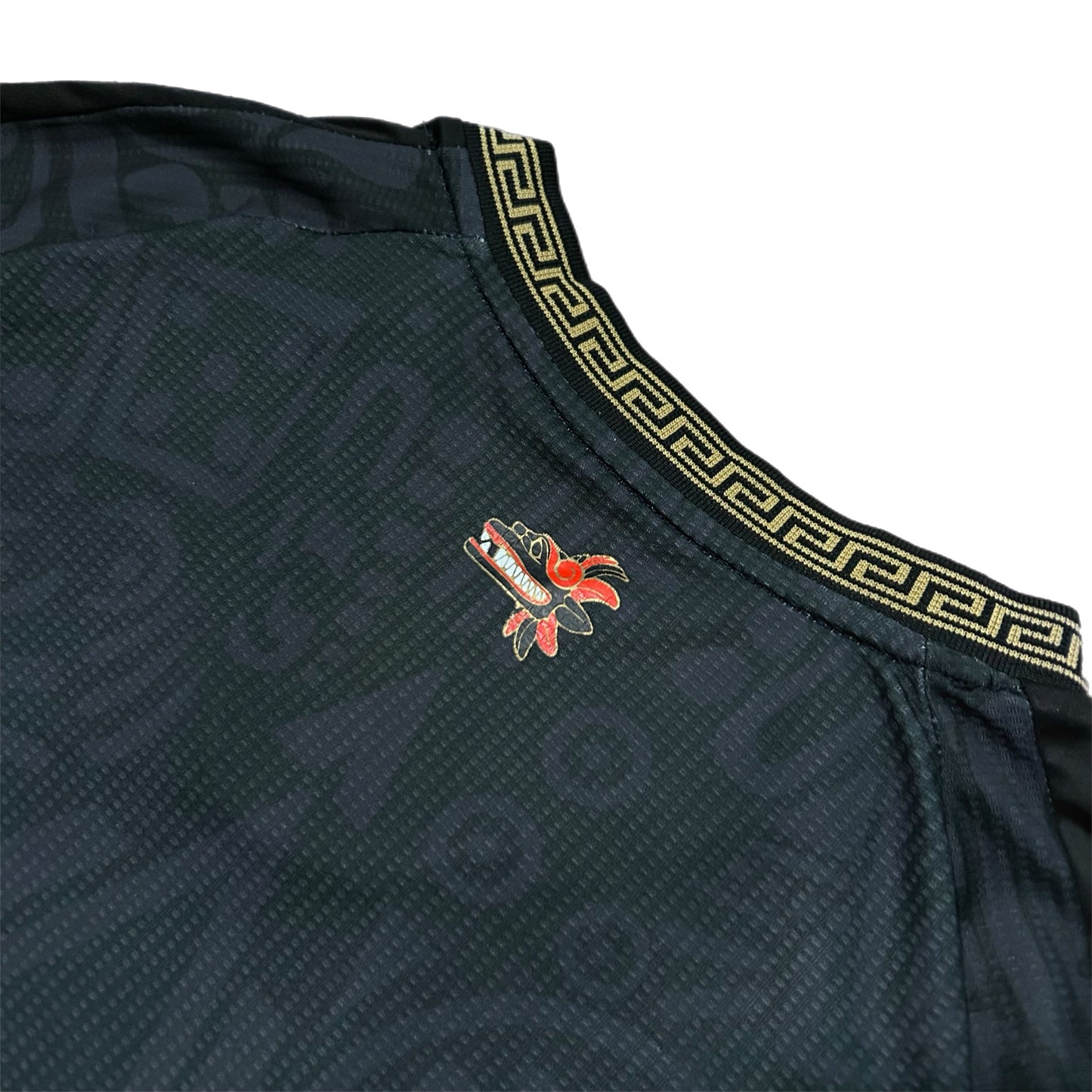 (M) Adidas Mexico Aztec Black Soccer Jersey