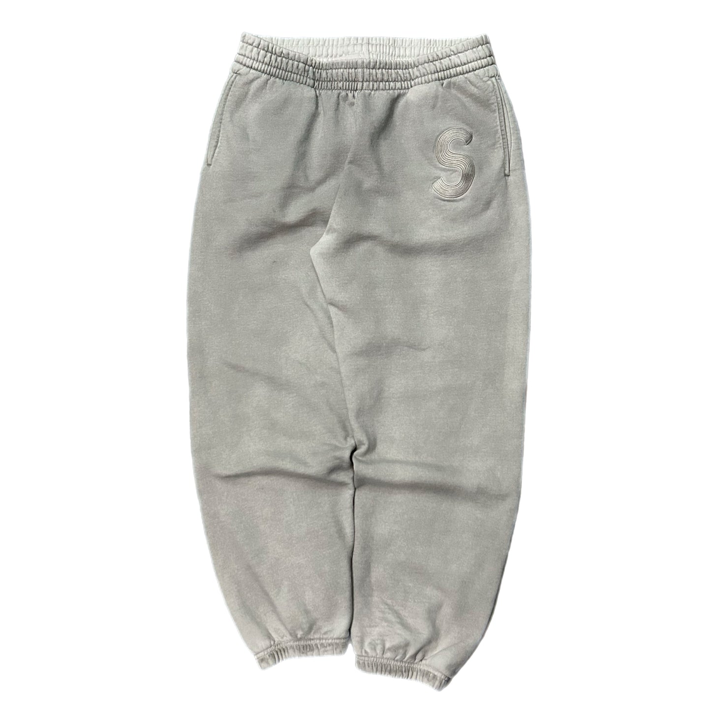 (M) SS20 Supreme S Logo Grey Sweatpants