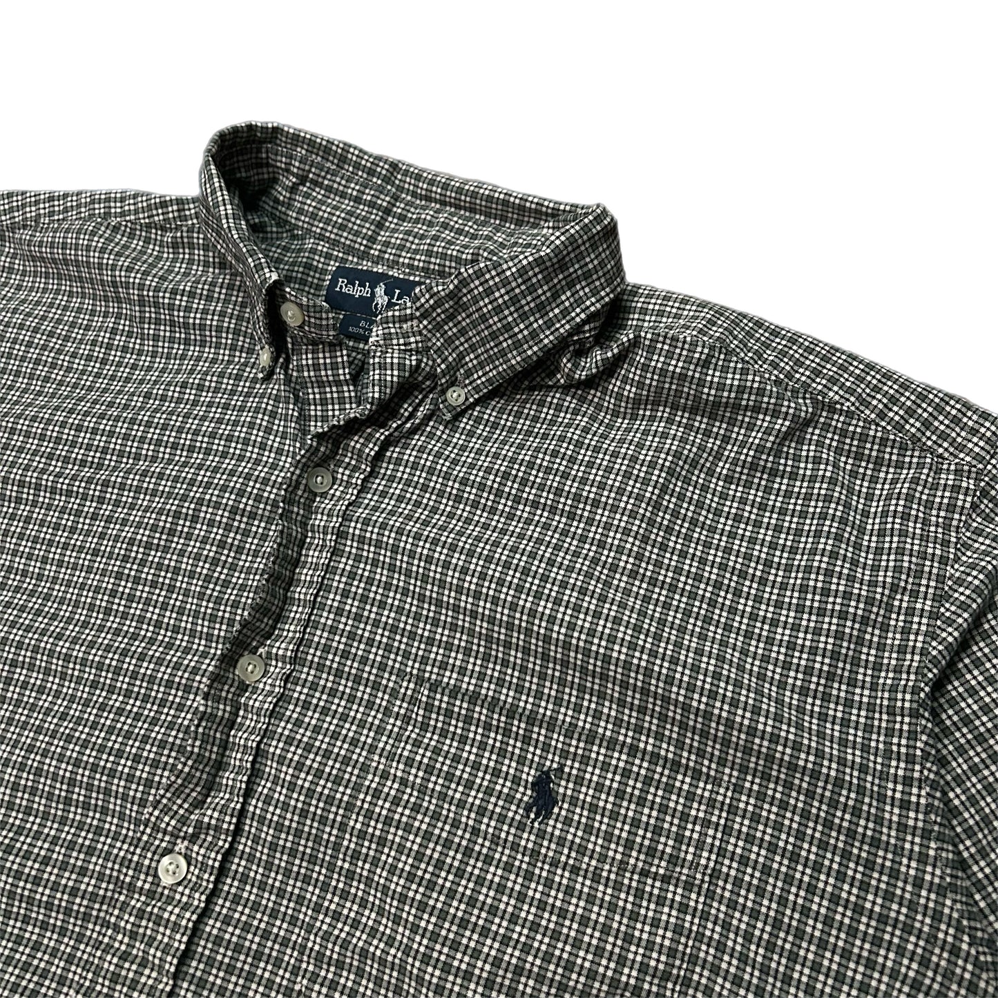(XL) Vintage Polo Ralph Lauren Plaid Polo Shirt