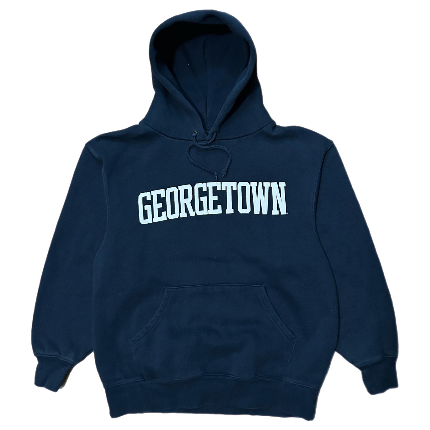 (L) Y2K Jansport Georgetown University Navy Hoodie