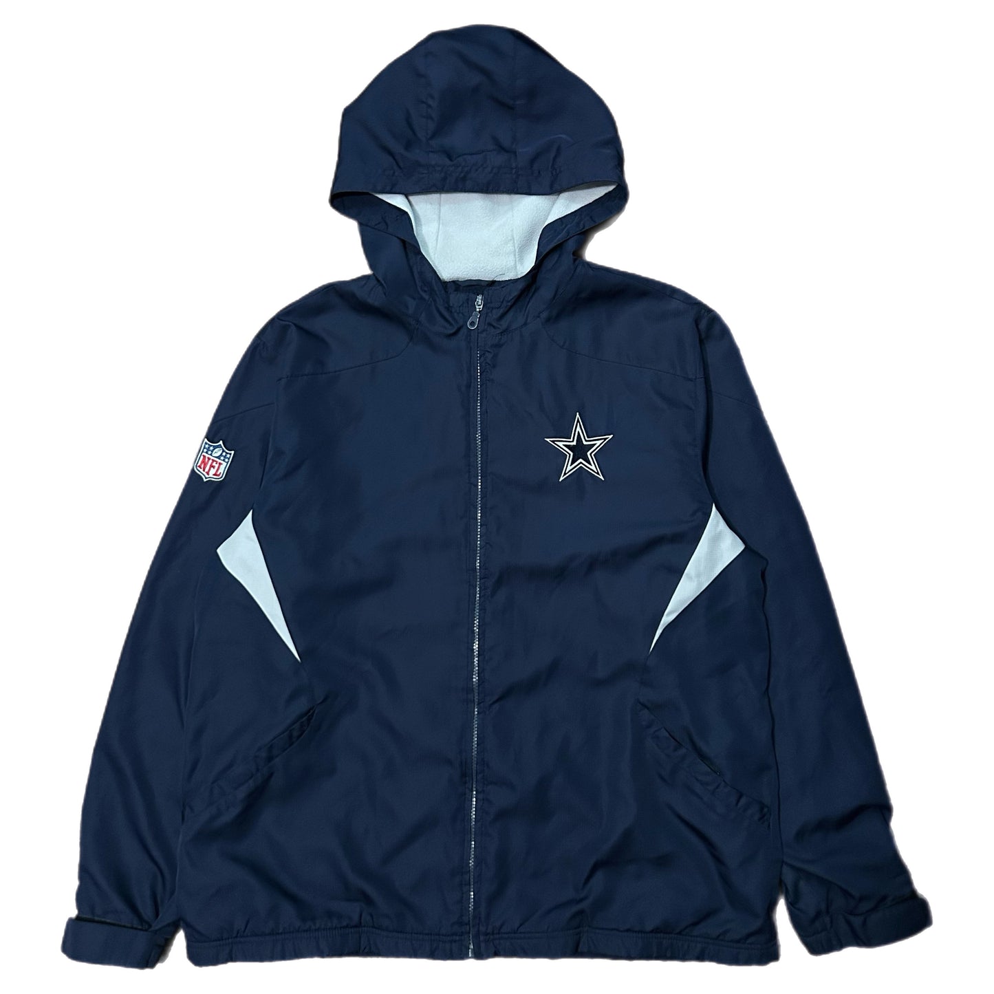(L) Y2K Reebok Dallas Cowboys NFL Onfield Zip-Up Jacket