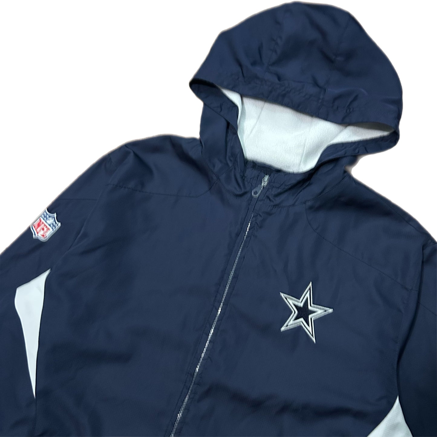 (L) Y2K Reebok Dallas Cowboys NFL Onfield Zip-Up Jacket