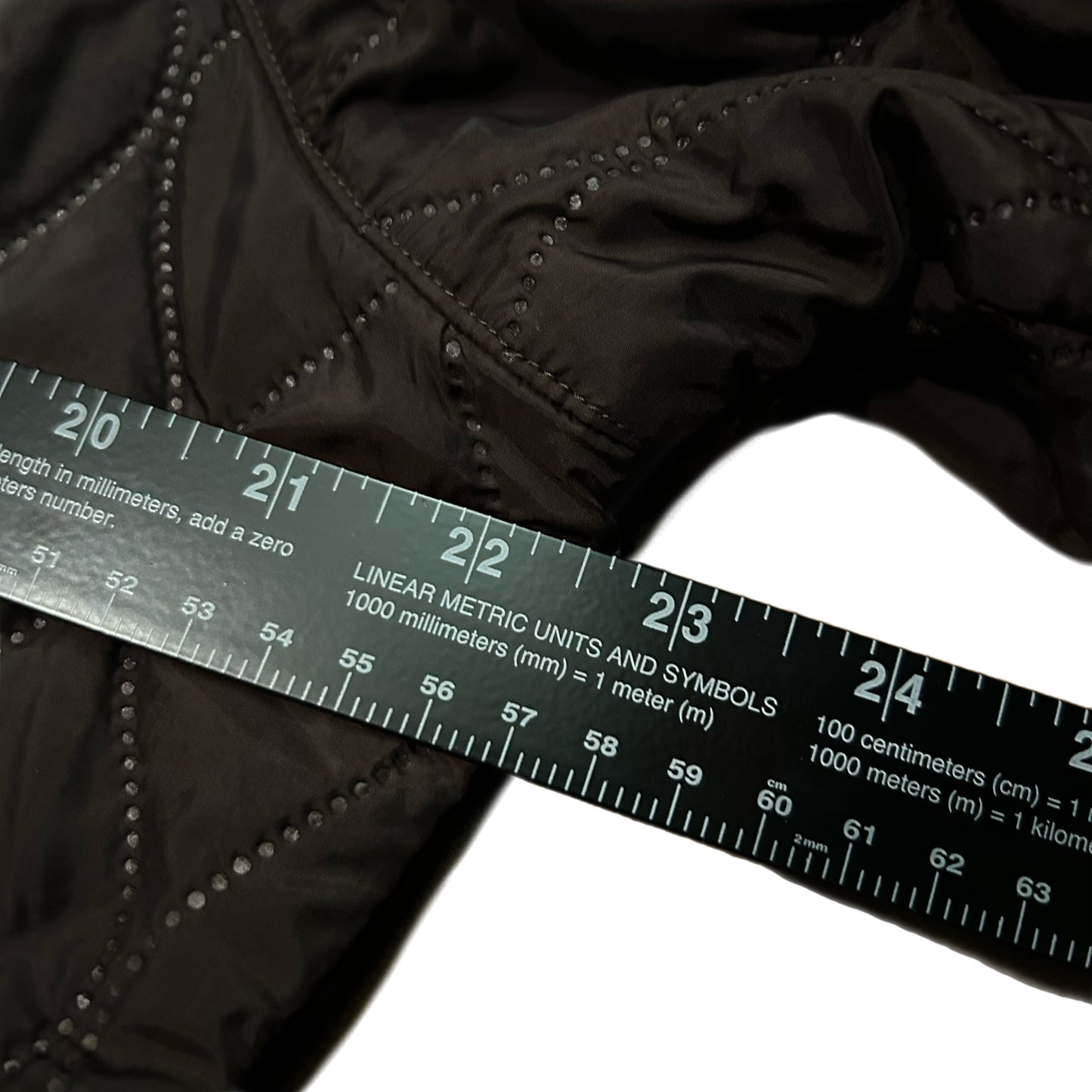 (L) Y2K Womens Nike Brown Insulated Quilted Jacket