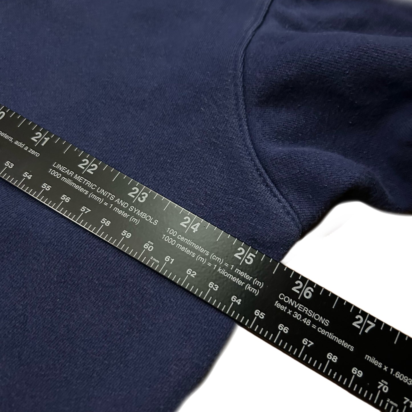 (L) Vintage Disney 'Stitch Experience' Embroidered Navy Blue Crewneck