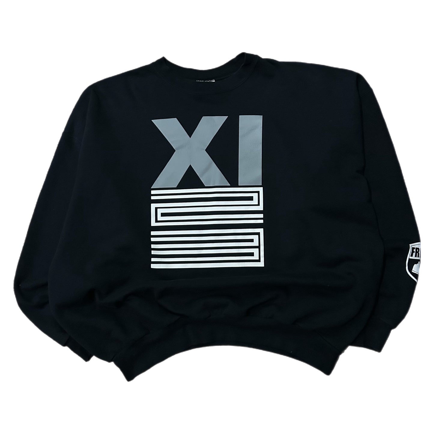 (XXL) Vintage Air Jordan 11 Black Crewneck