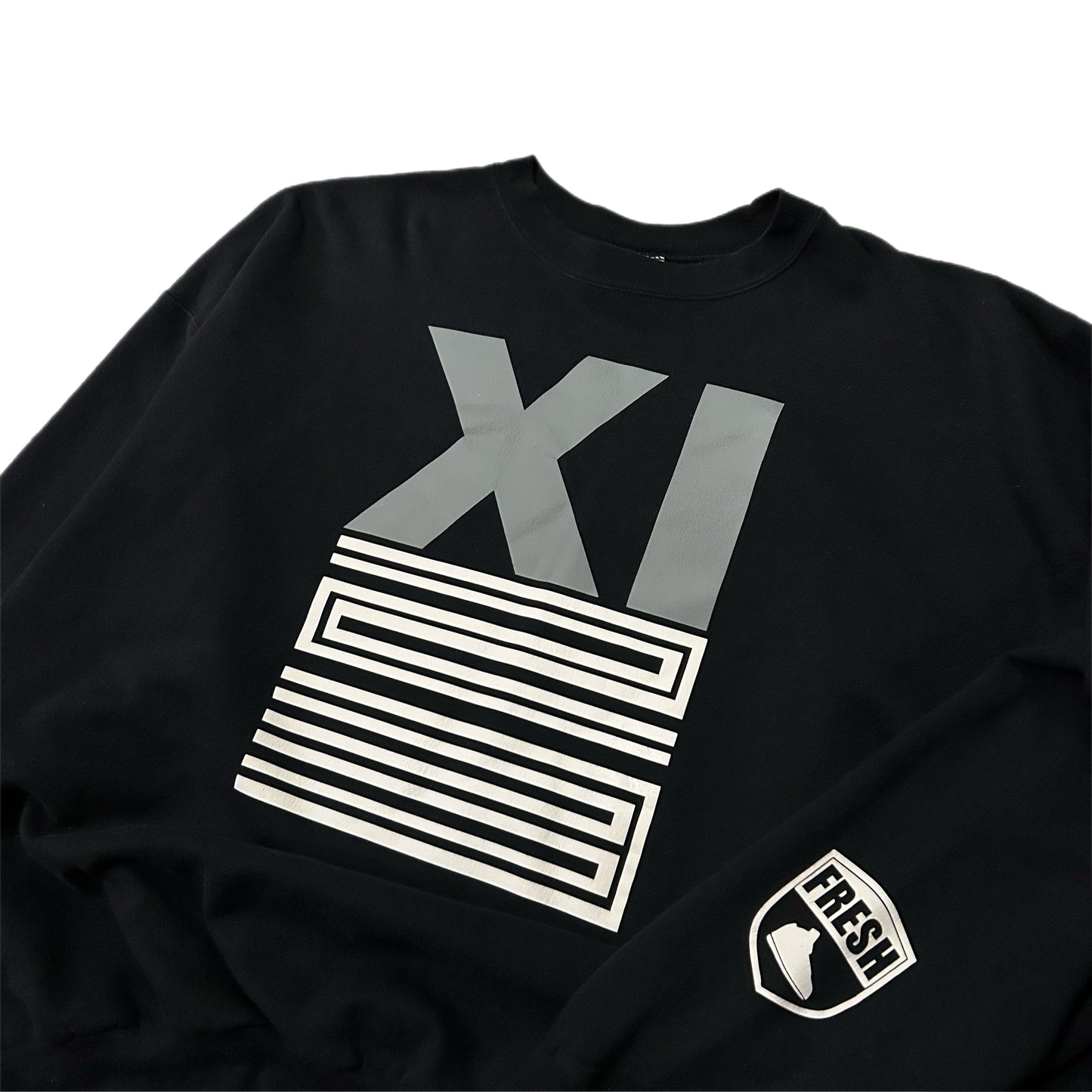 (XXL) Vintage Air Jordan 11 Black Crewneck