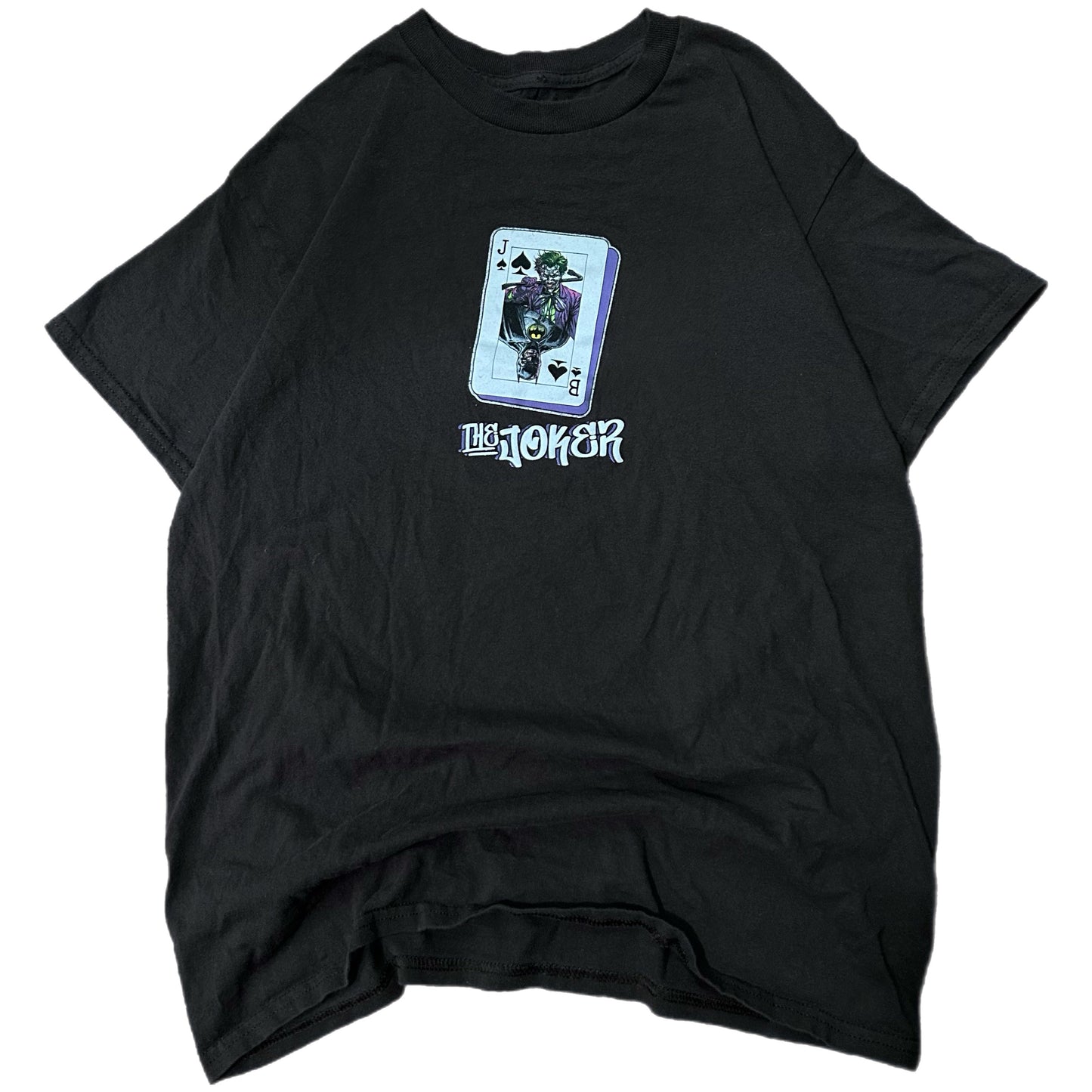(M) The Joker Batman Spade Card Brown Shirt