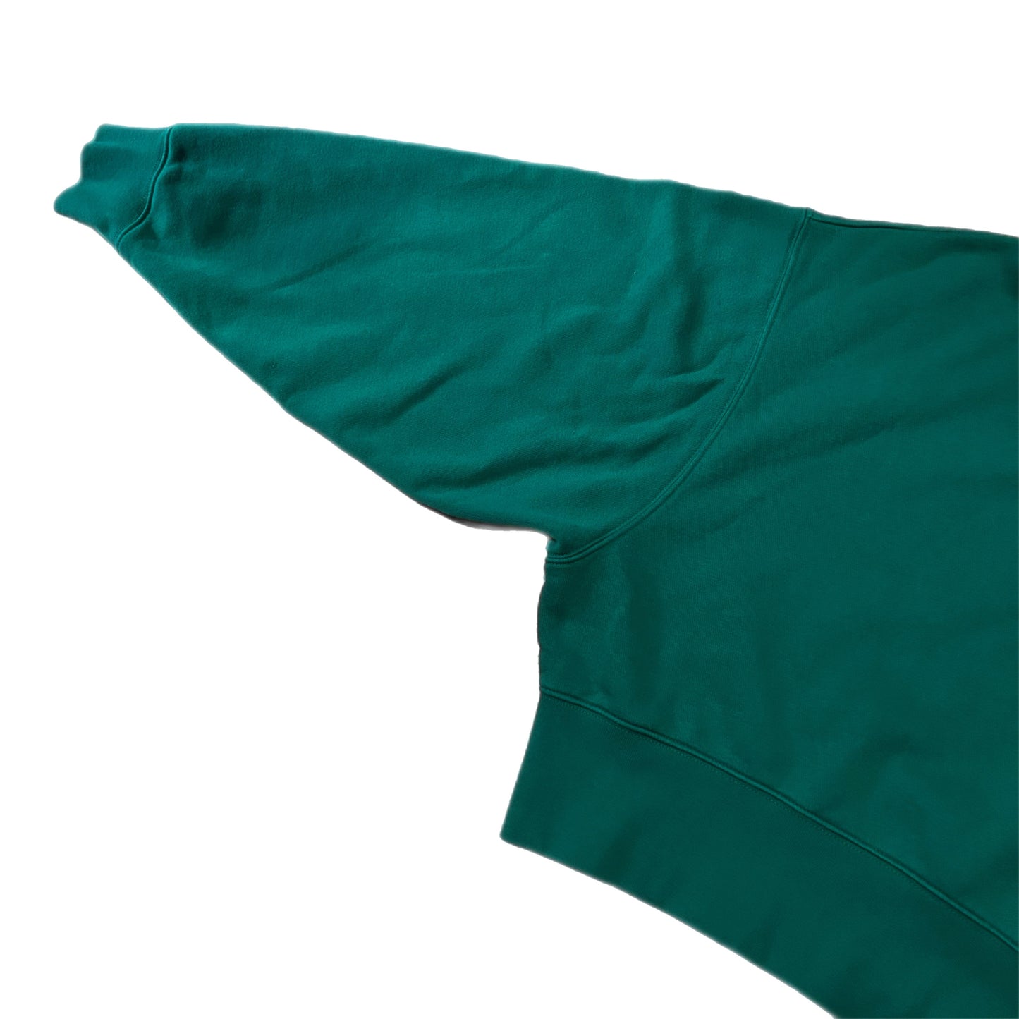(S) Nike Womens Center Swoosh Green Cropped Crewneck