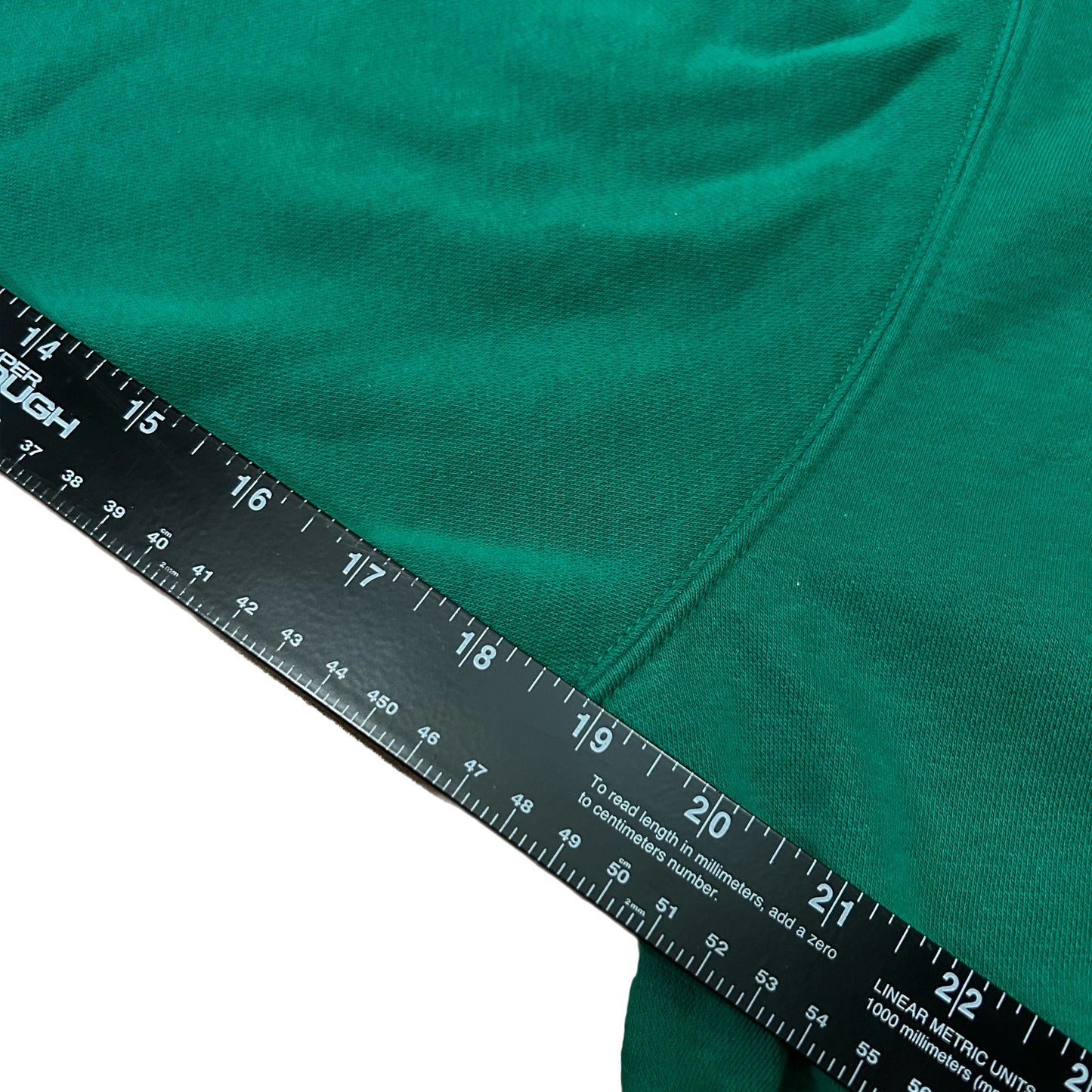 (S) Nike Womens Center Swoosh Green Cropped Crewneck