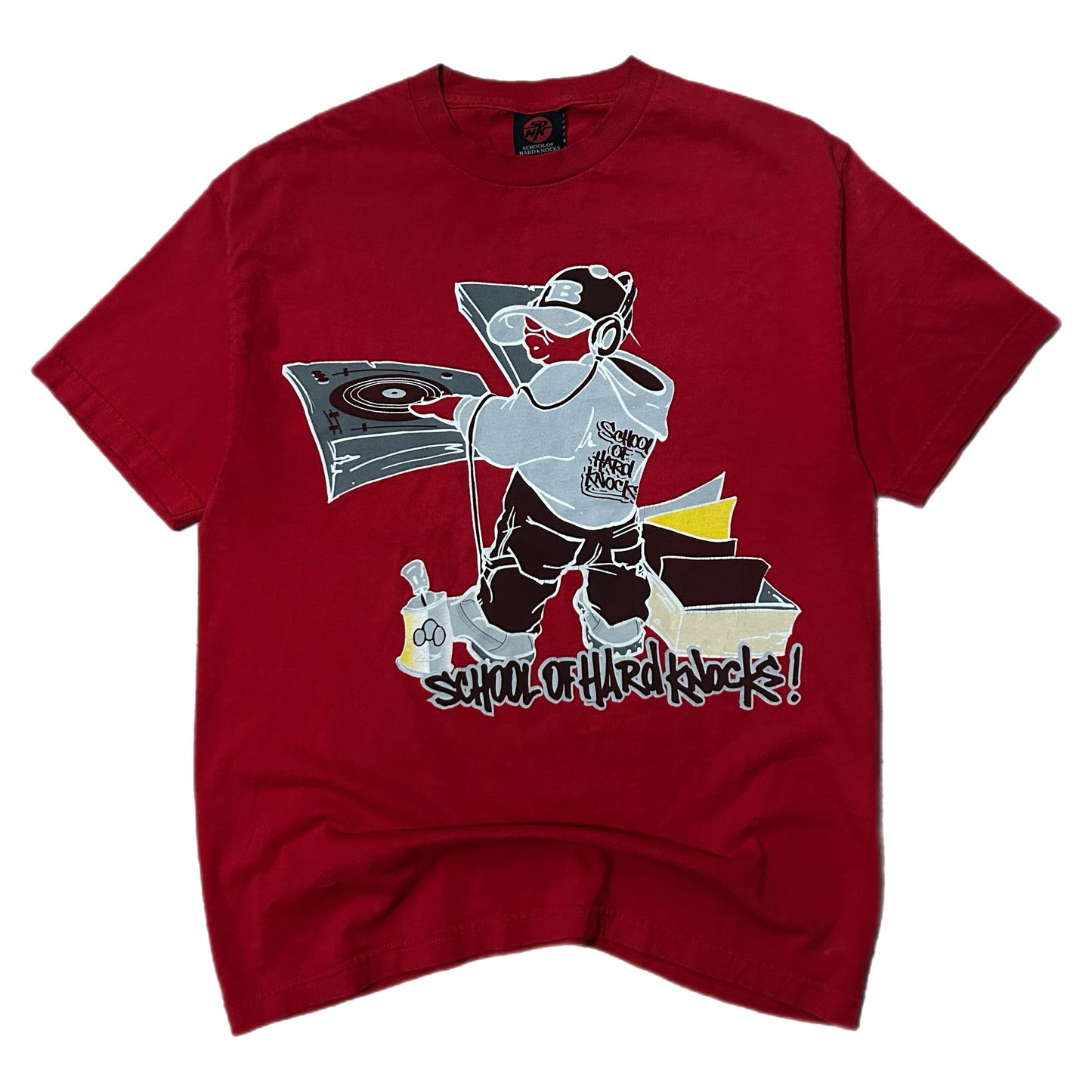 (L) Vintage School Of Hard Knocks Red Shirt
