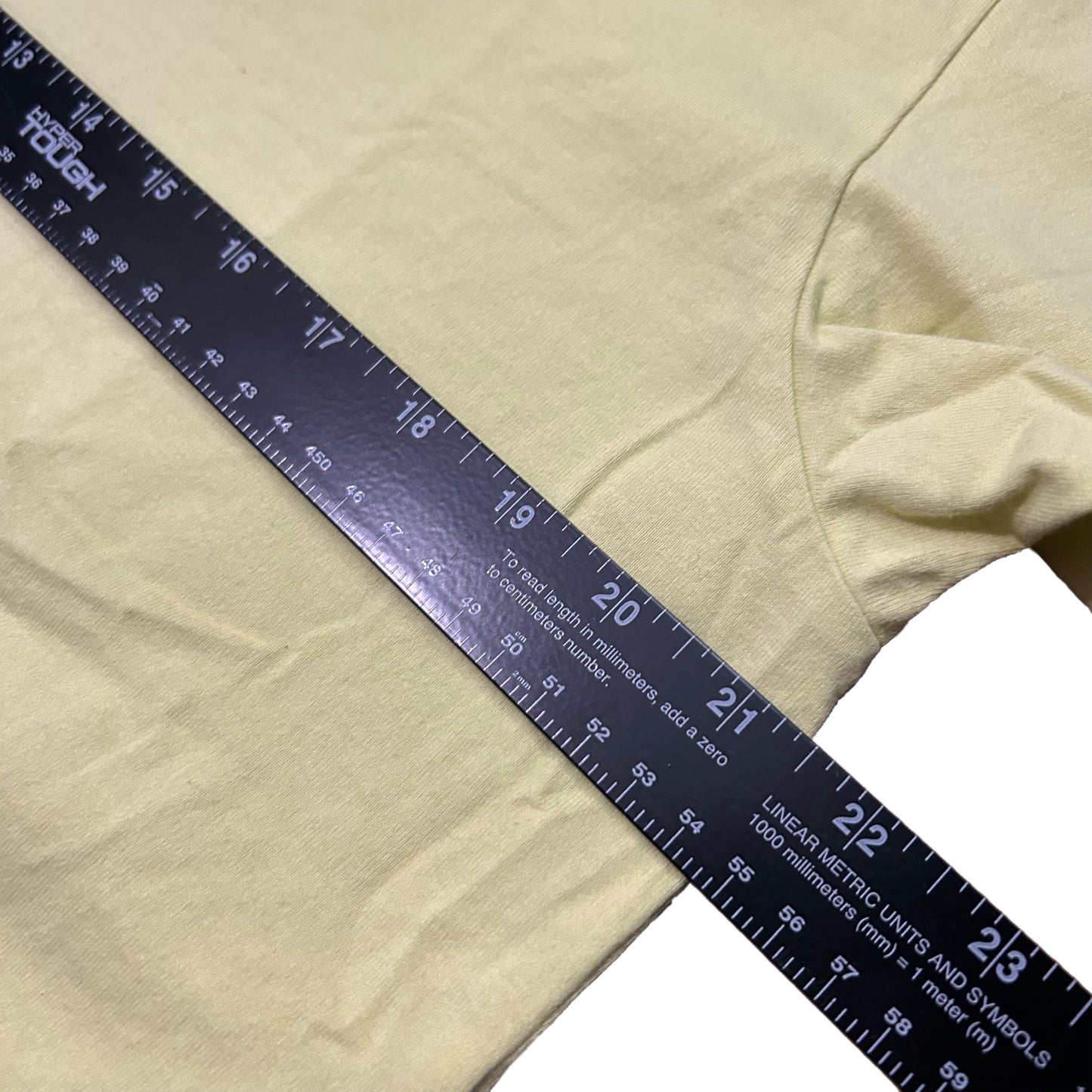 (M) SS20 Supreme Invert Light Yellow Shirt