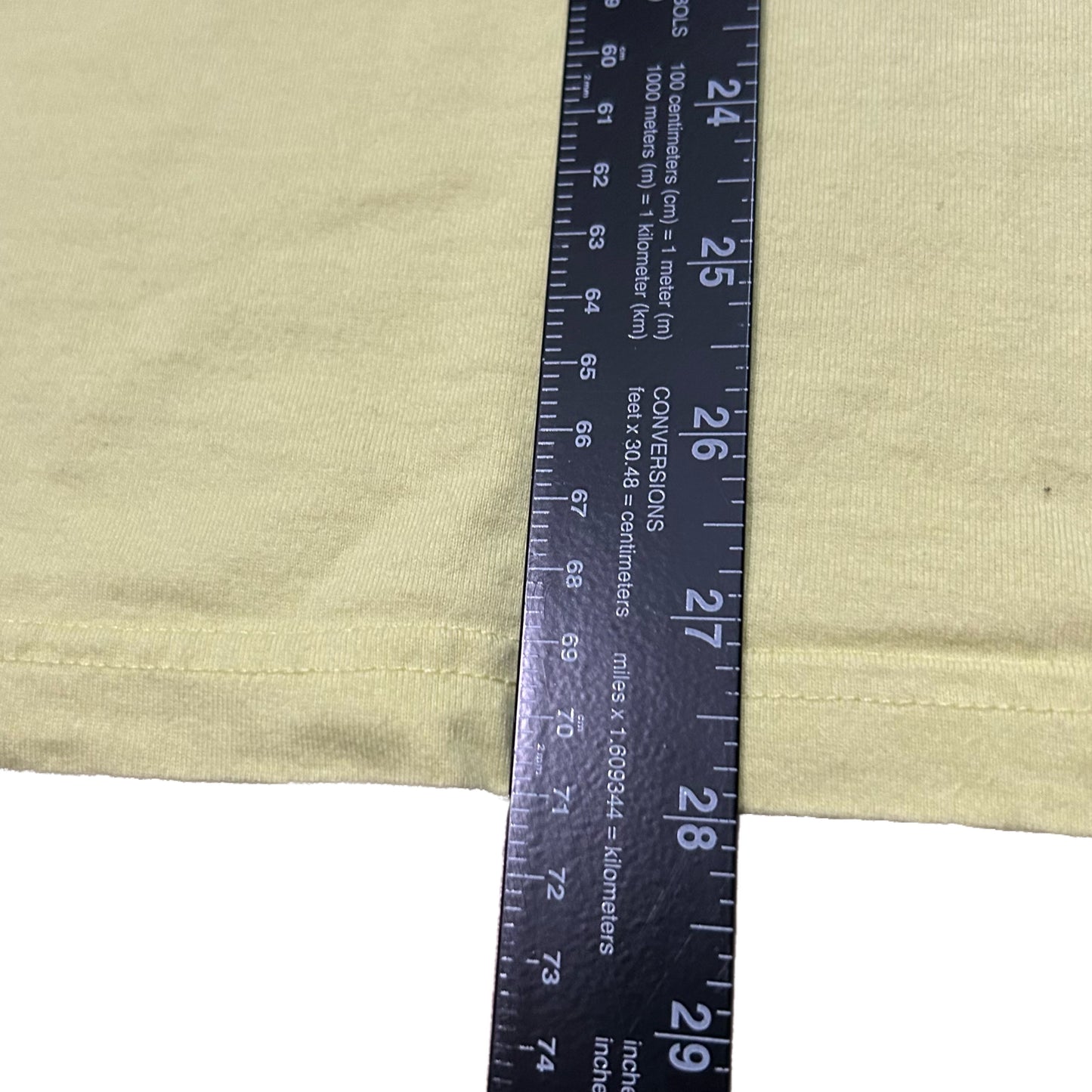 (M) SS20 Supreme Invert Light Yellow Shirt