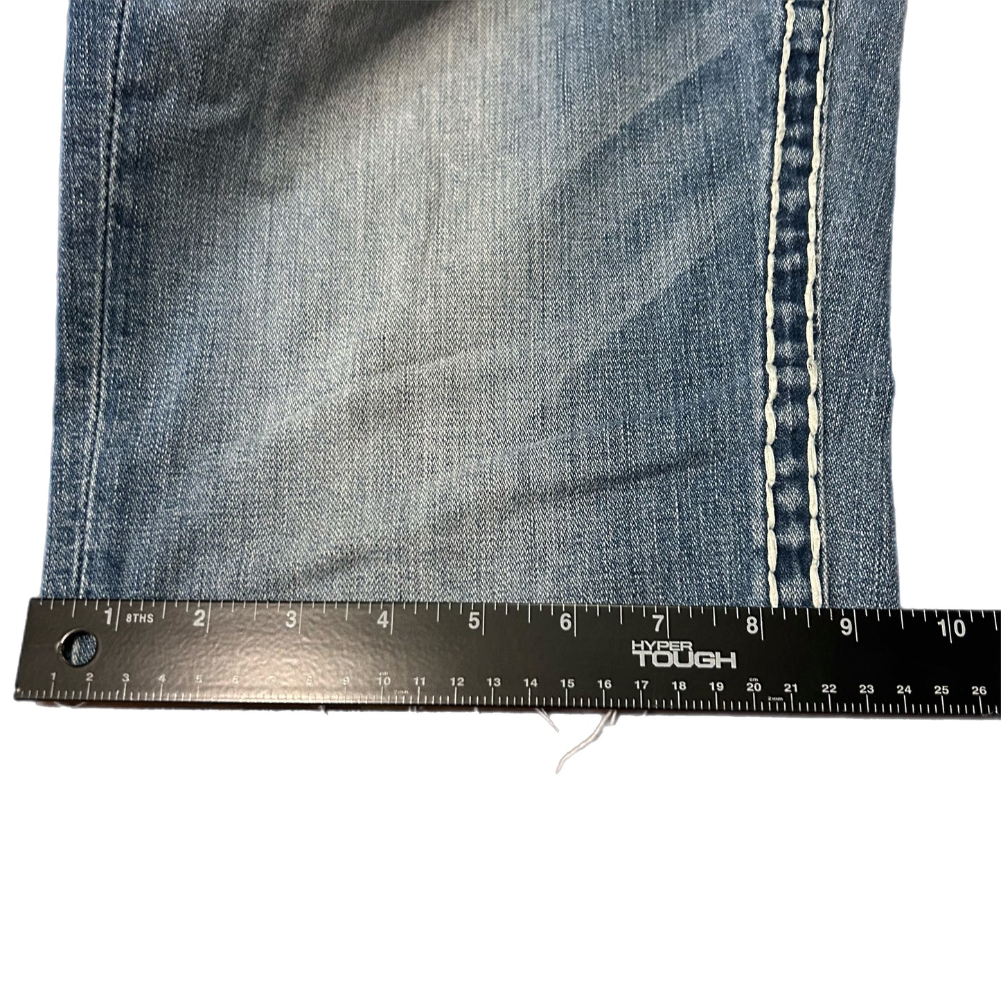 (36) Y2K True Religion Denim Cut-Off Shorts