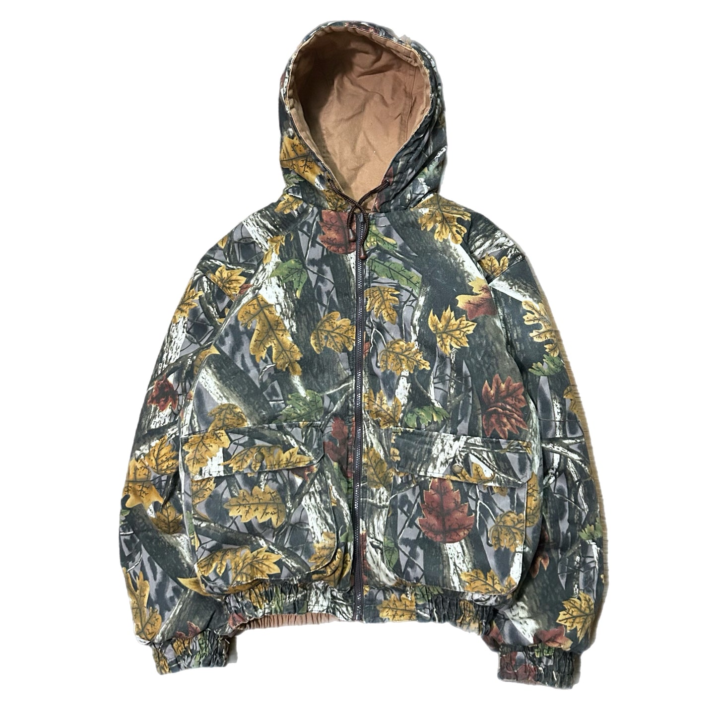 (L) Vintage Reversible Camo Hunting Jacket
