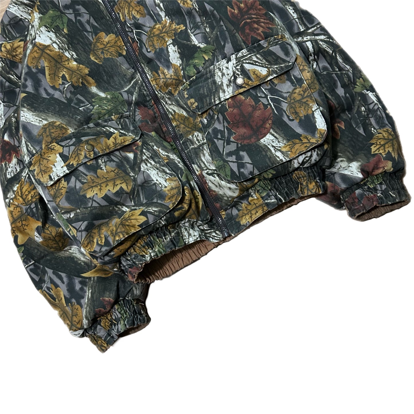 (L) Vintage Reversible Camo Hunting Jacket